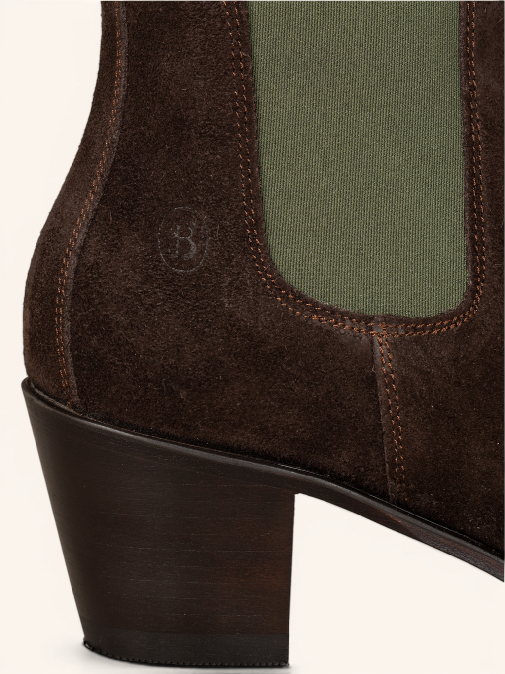 Heeled Ankle Boot - Chocolate Brown