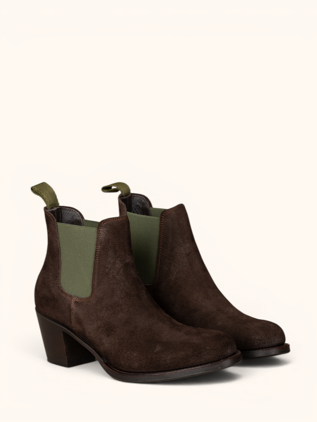 Heeled Ankle Boot - Chocolate Brown