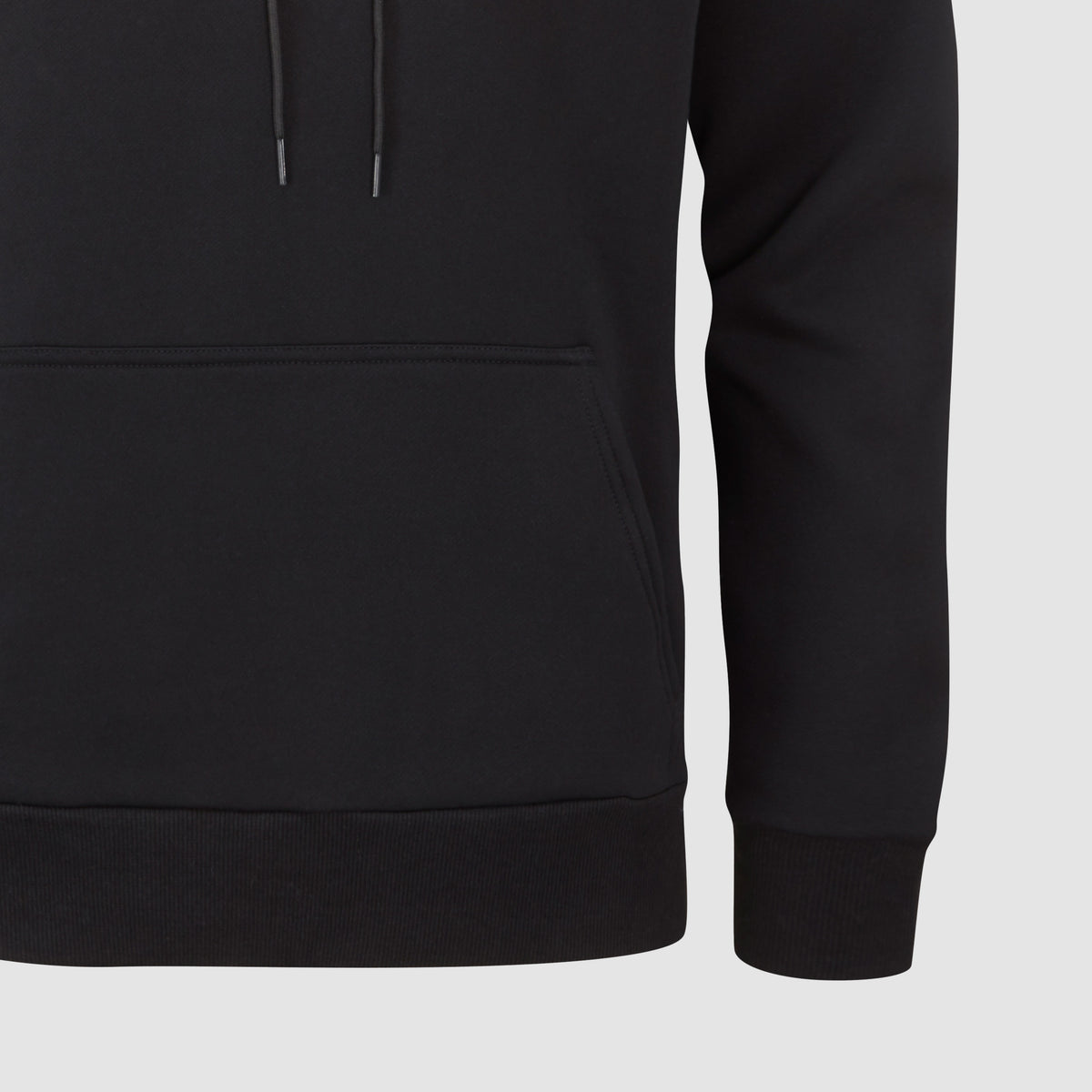 Terra Embroidered Hoodie Black and Orange