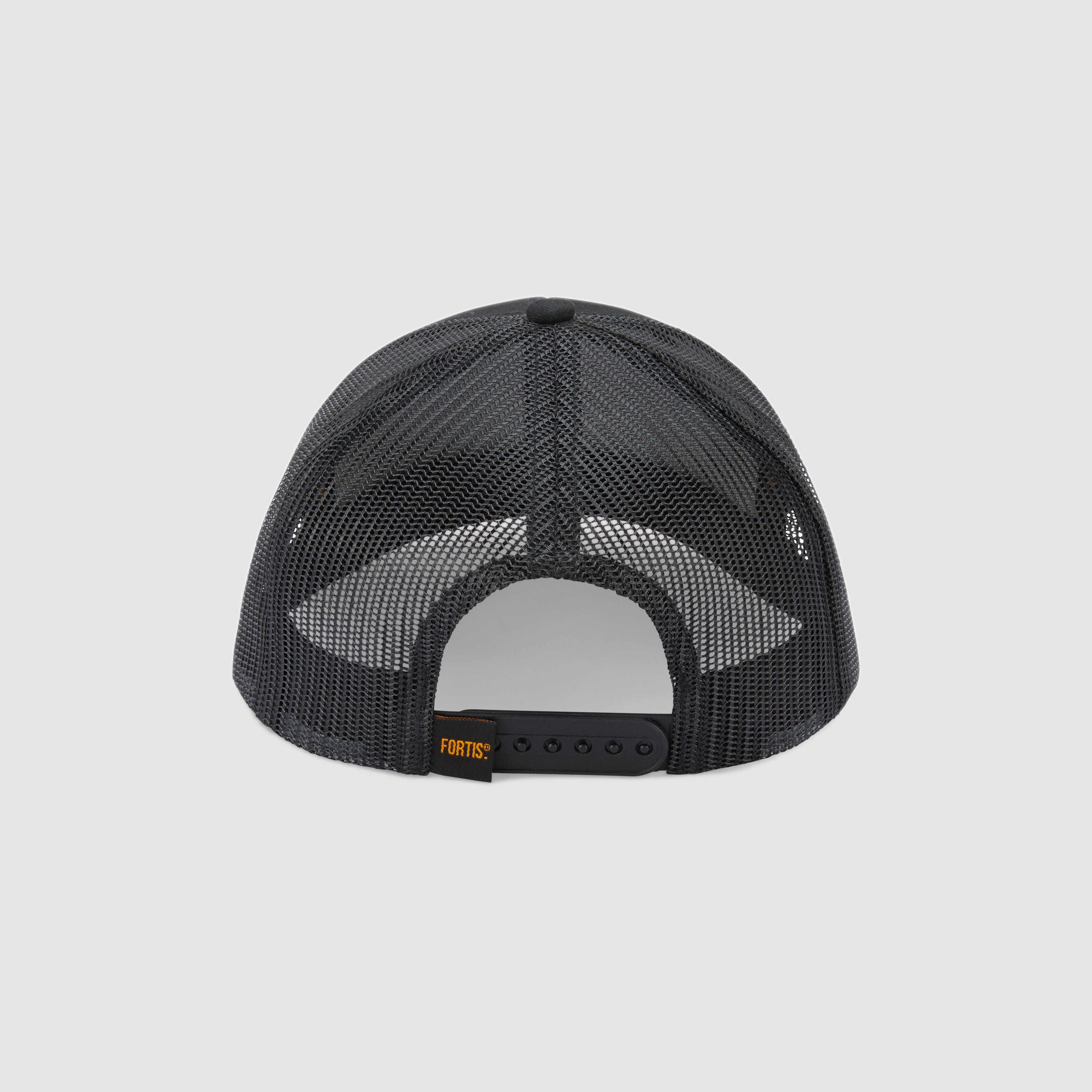 Black Apex Trucker Cap