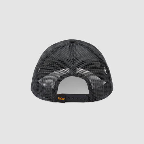 Black Apex Trucker Cap