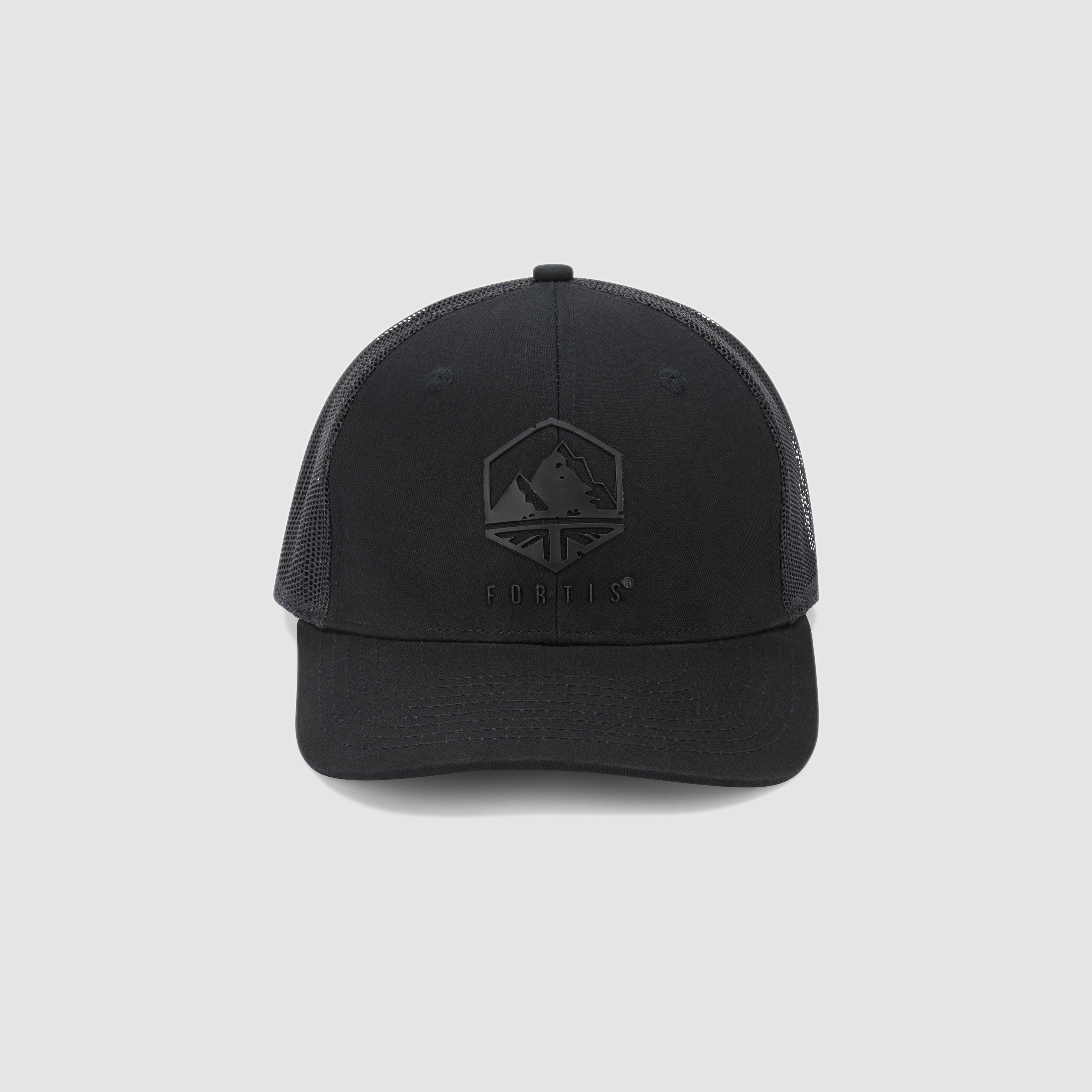 Black Apex Trucker Cap