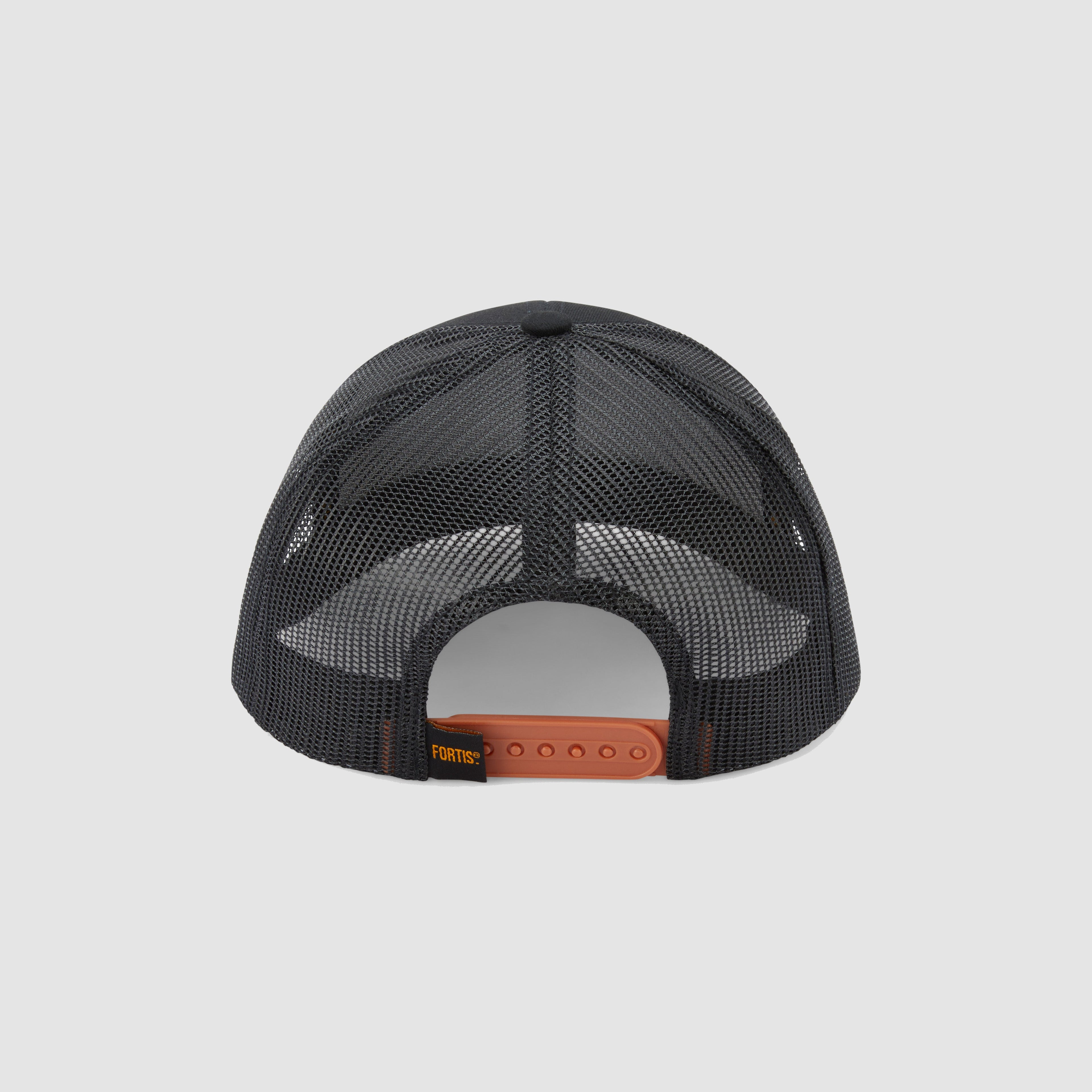 Orange Apex Trucker Cap