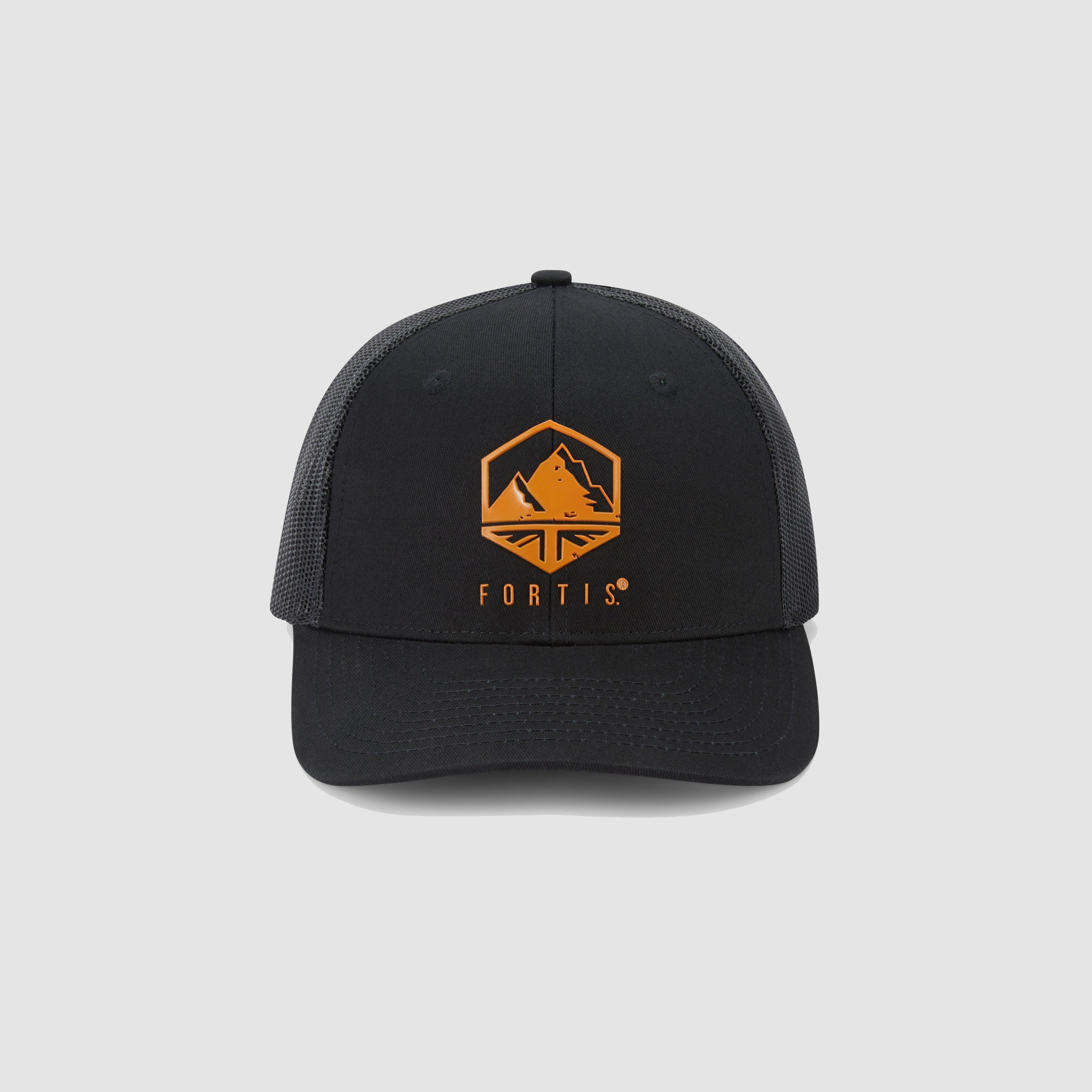 Orange Apex Trucker Cap