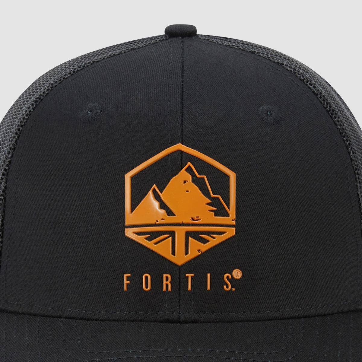 Orange Apex Trucker Cap