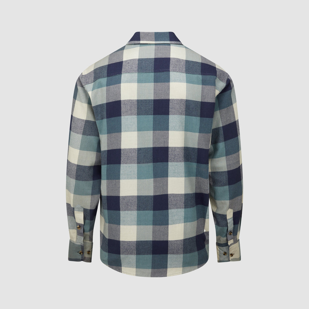 Ligna Checked Flannel Shirt Blue