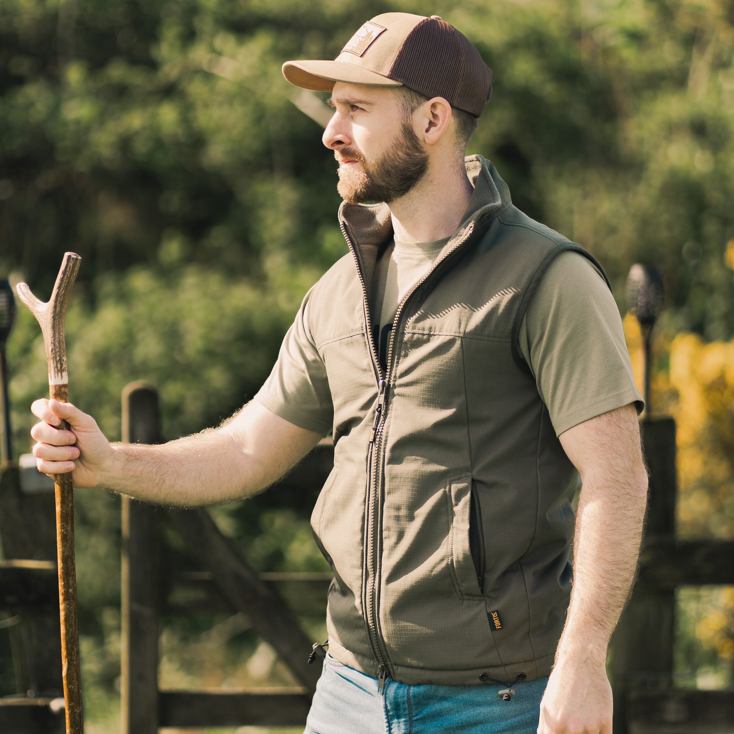 Mens Explorer Gilet Black