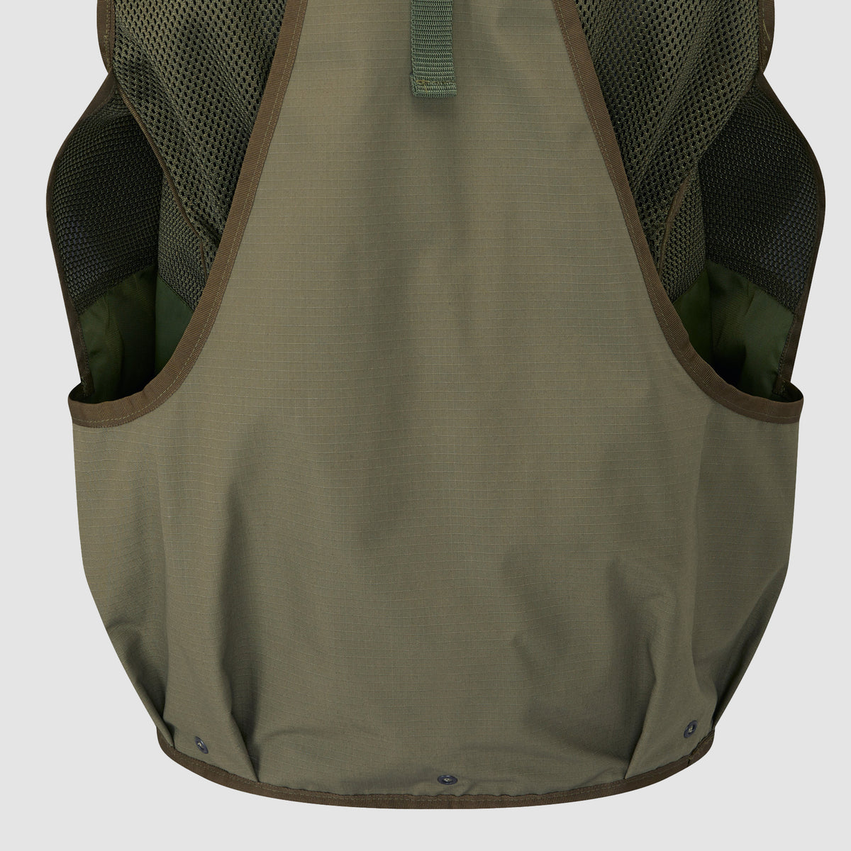 Field Vest Cinched Olive Green