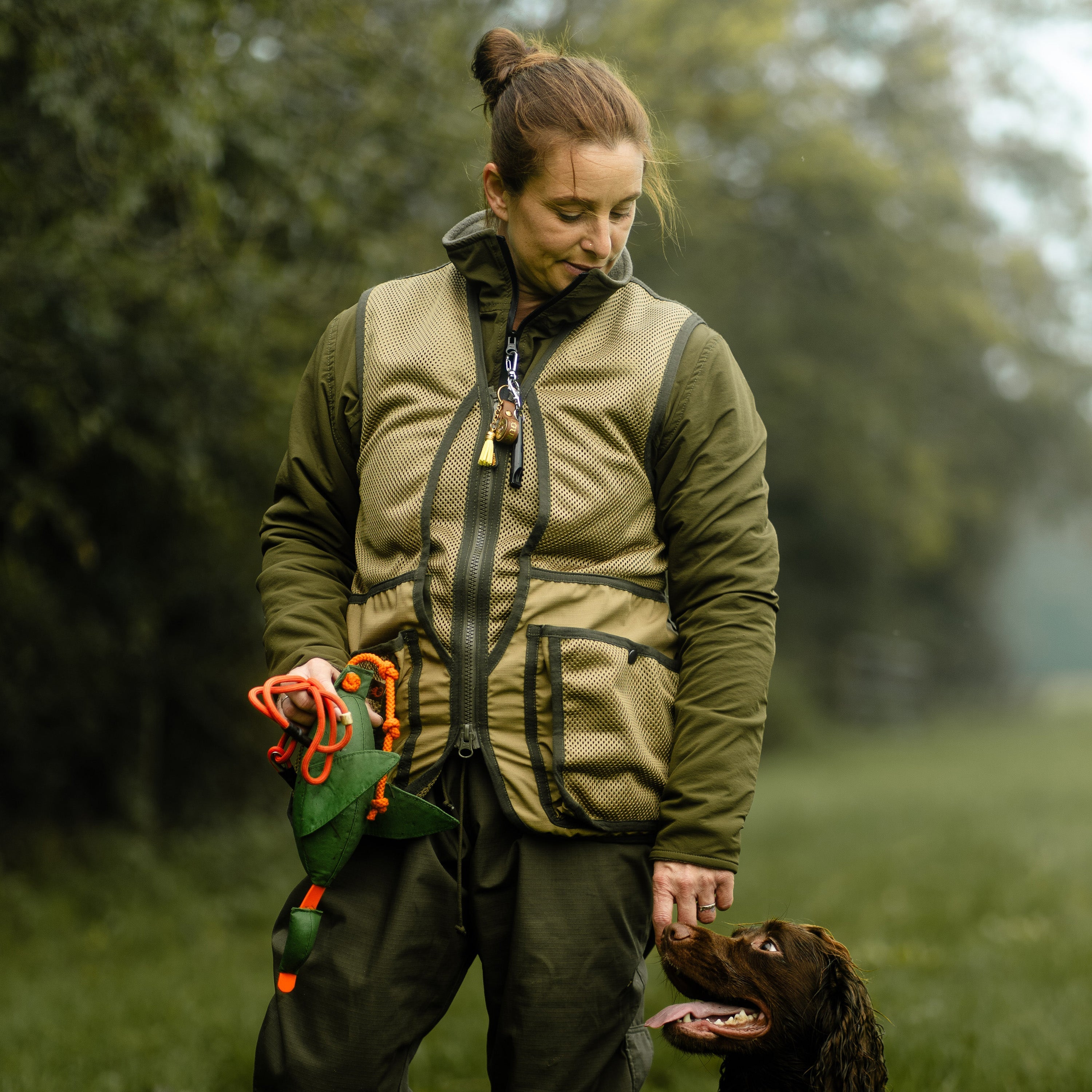 Field Vest Cinched Black