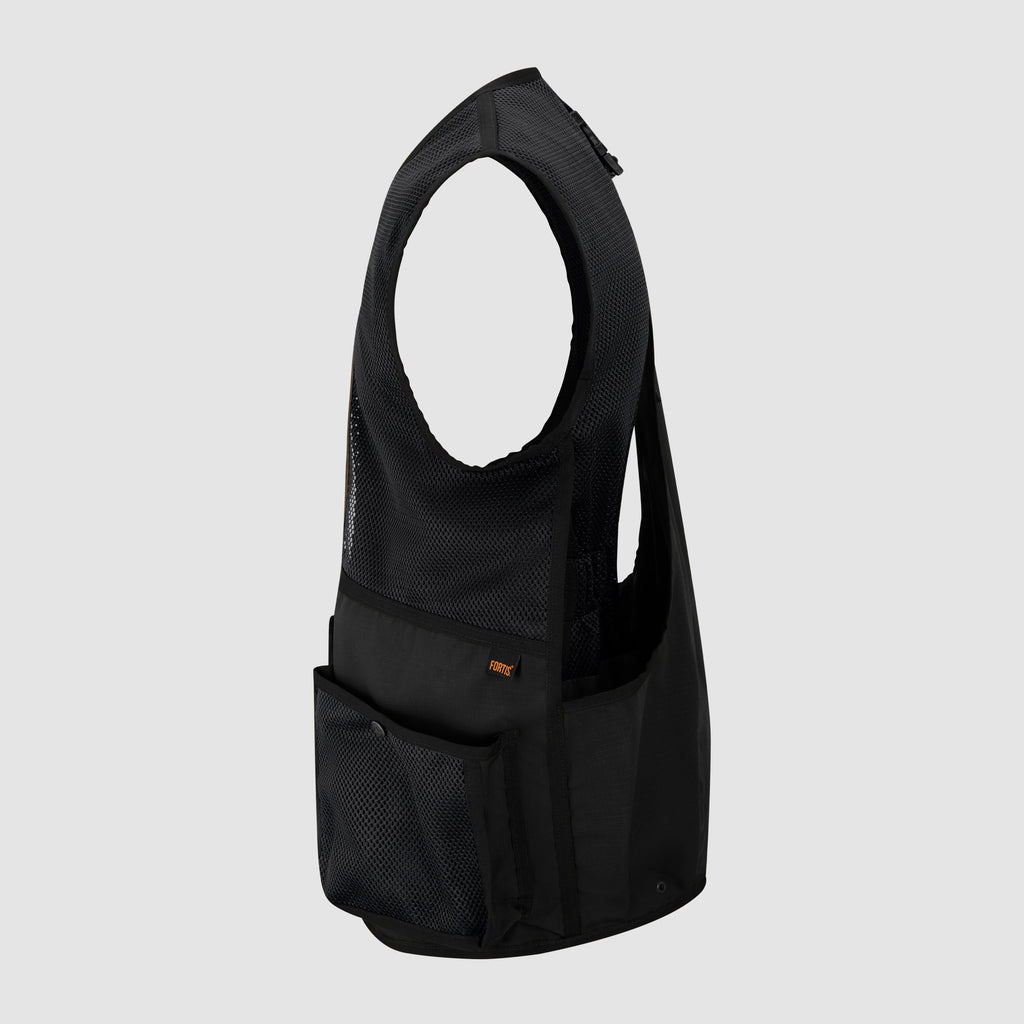Field Vest Cinched Black