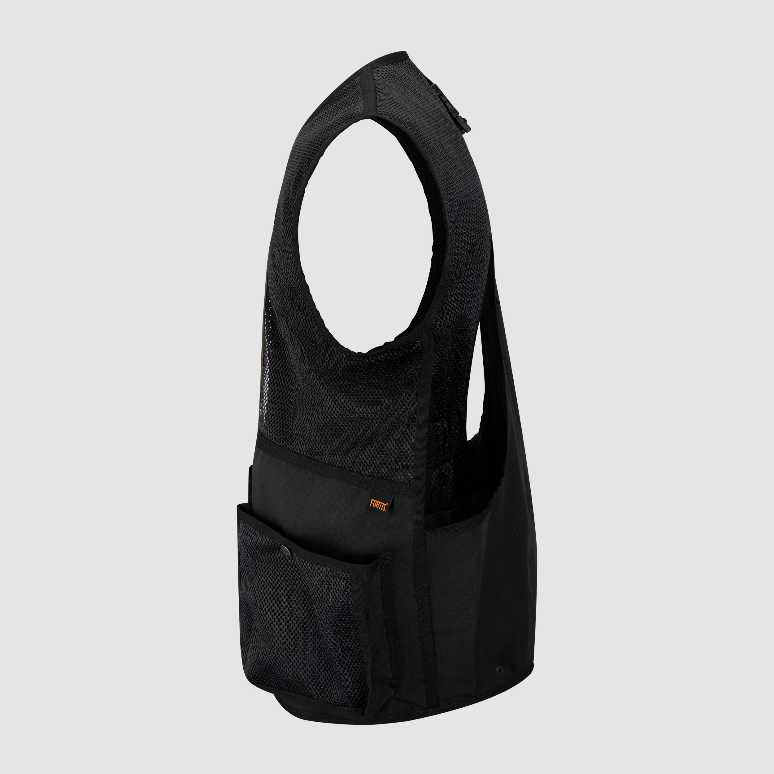 Field Vest Cinched Black