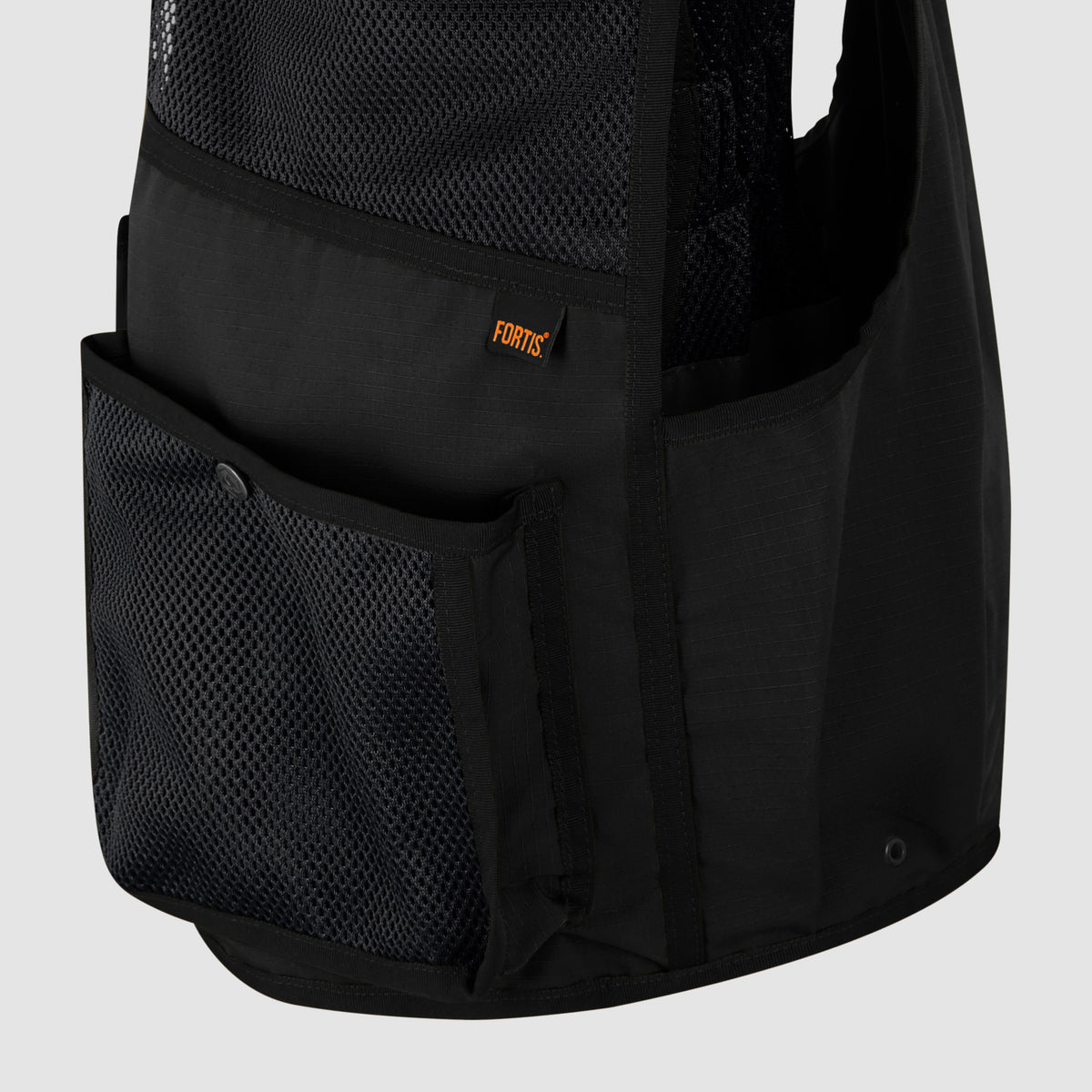 Field Vest Cinched Black