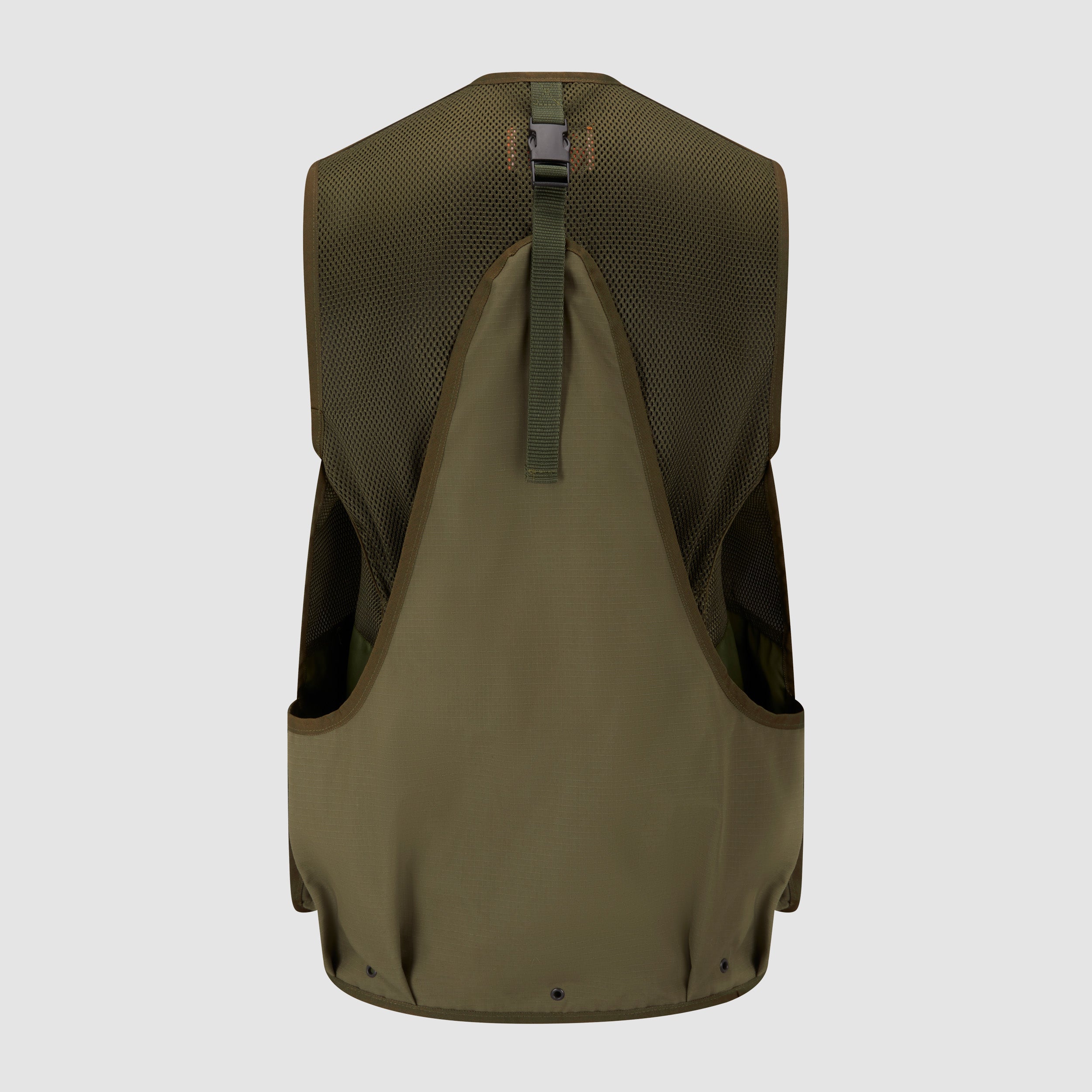 Field Vest Cinched Olive Green
