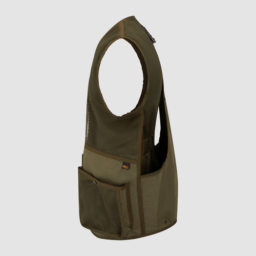 Field Vest Cinched Olive Green