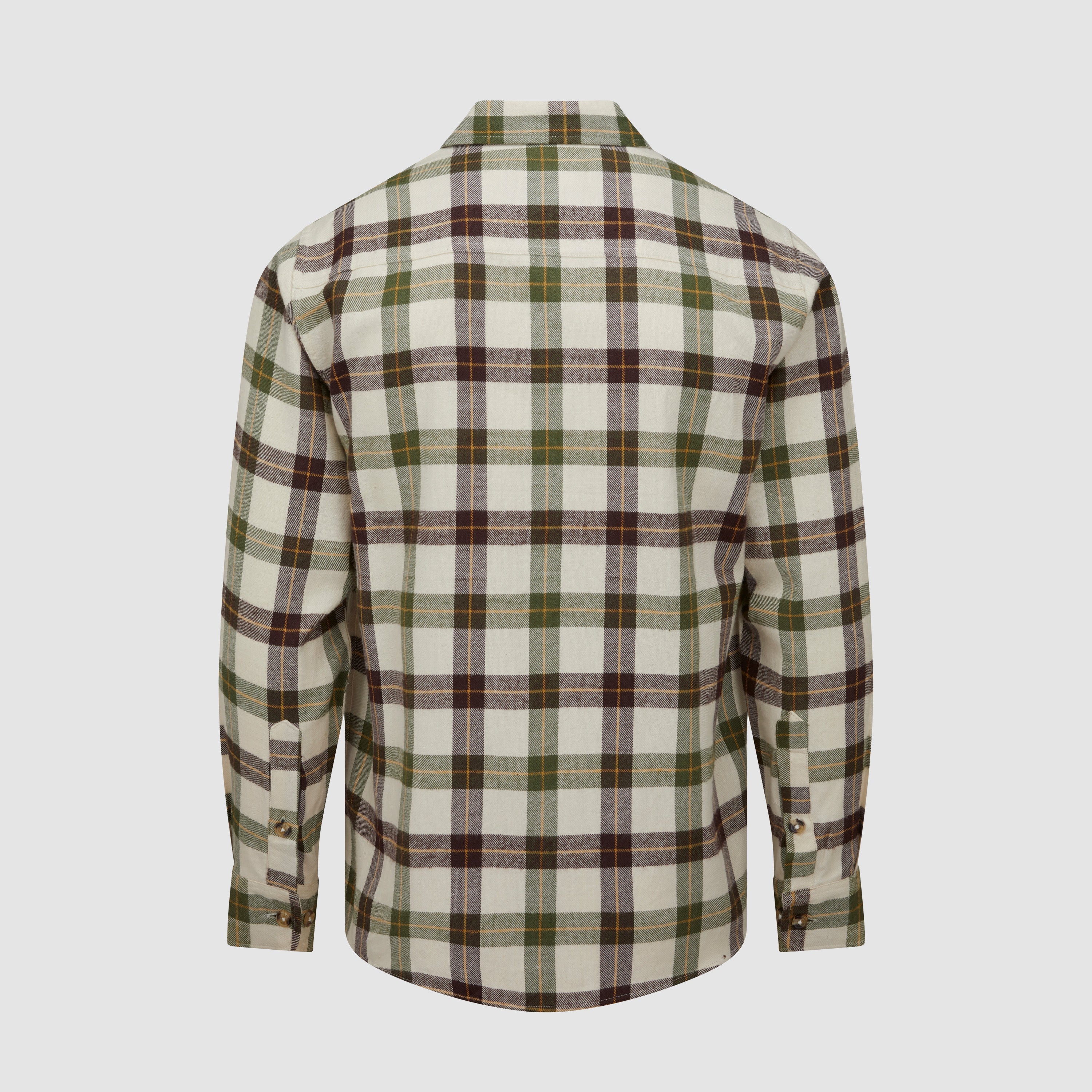 Ligna Checked Flannel Shirt Green