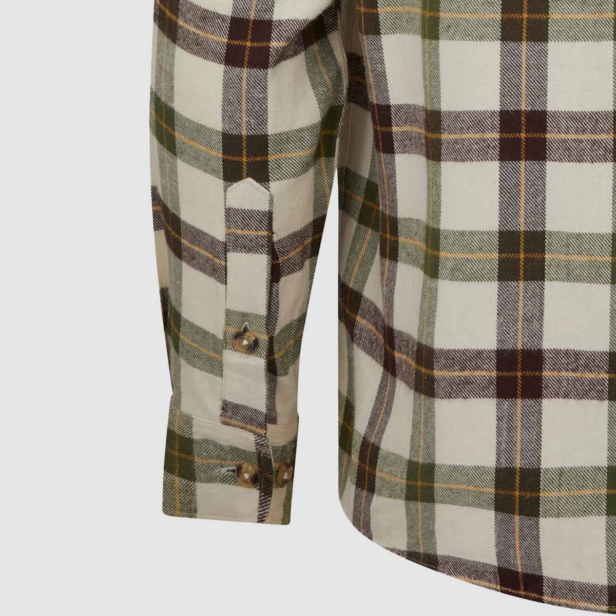 Ligna Checked Flannel Shirt Green