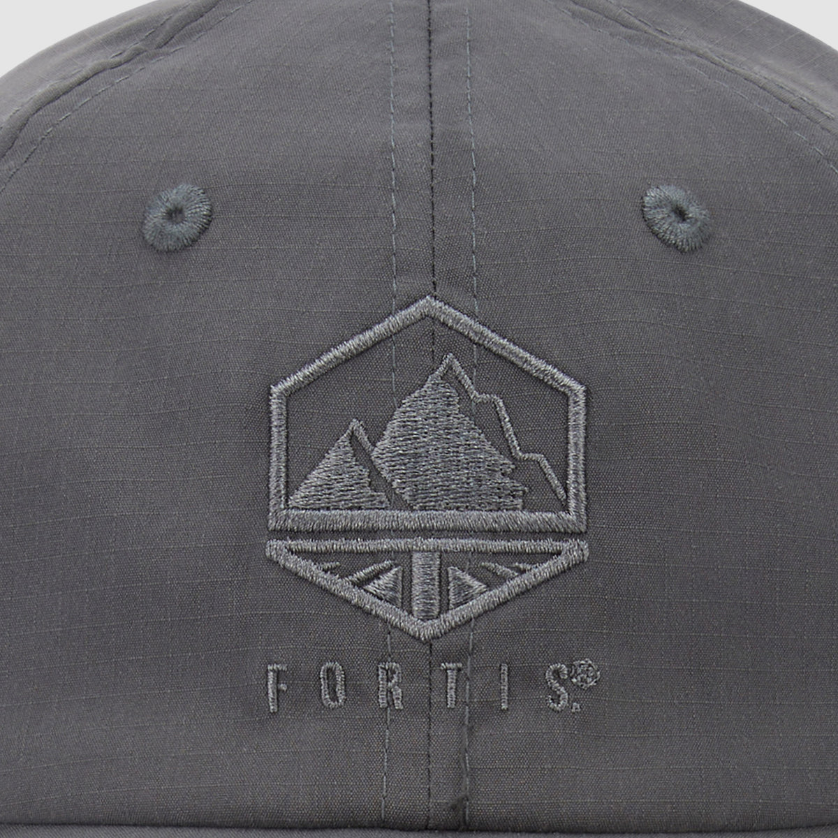 Grey Apex Ripstop Baseball Cap