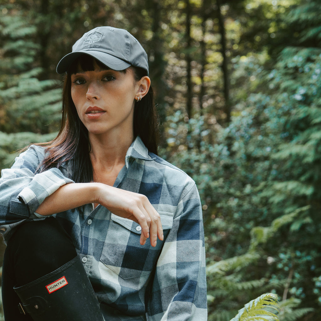 Grey Apex Ripstop Baseball Cap