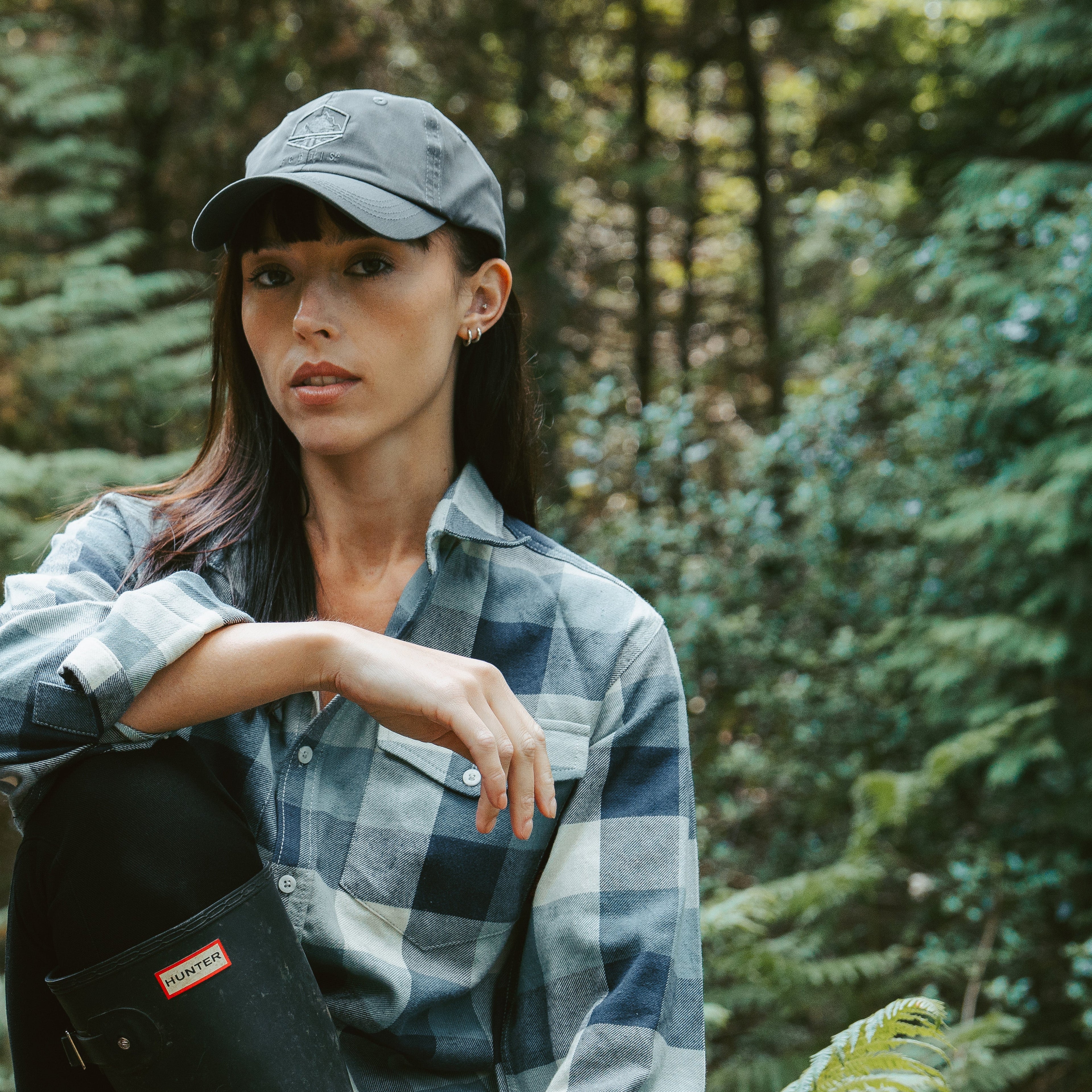 Grey Apex Ripstop Baseball Cap