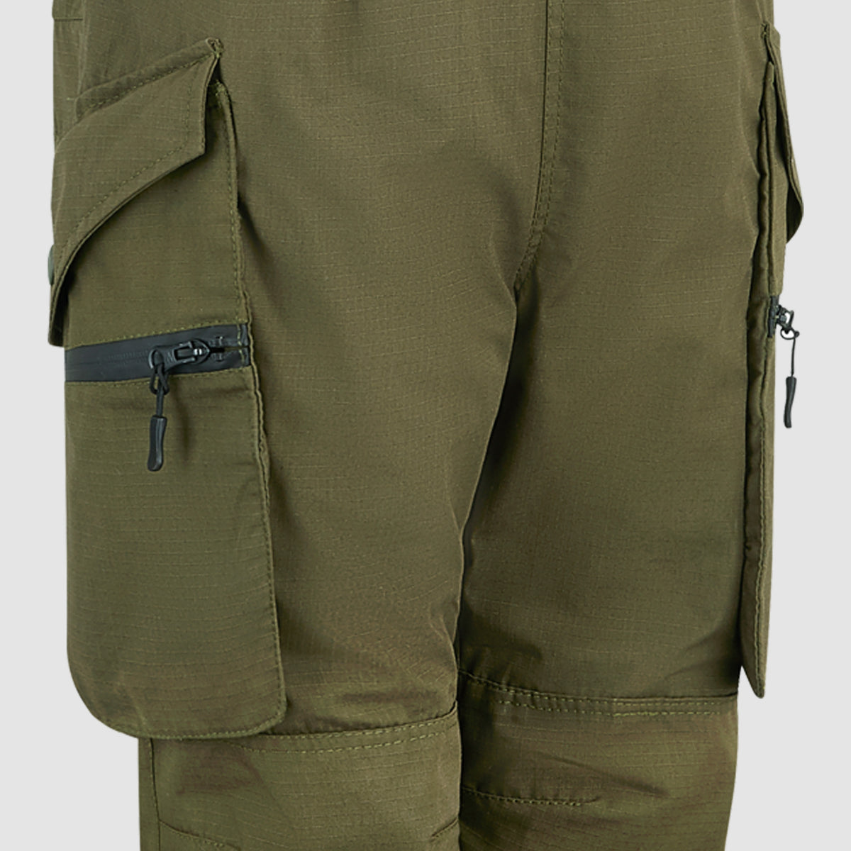 Womens Bib and Brace Olive Green