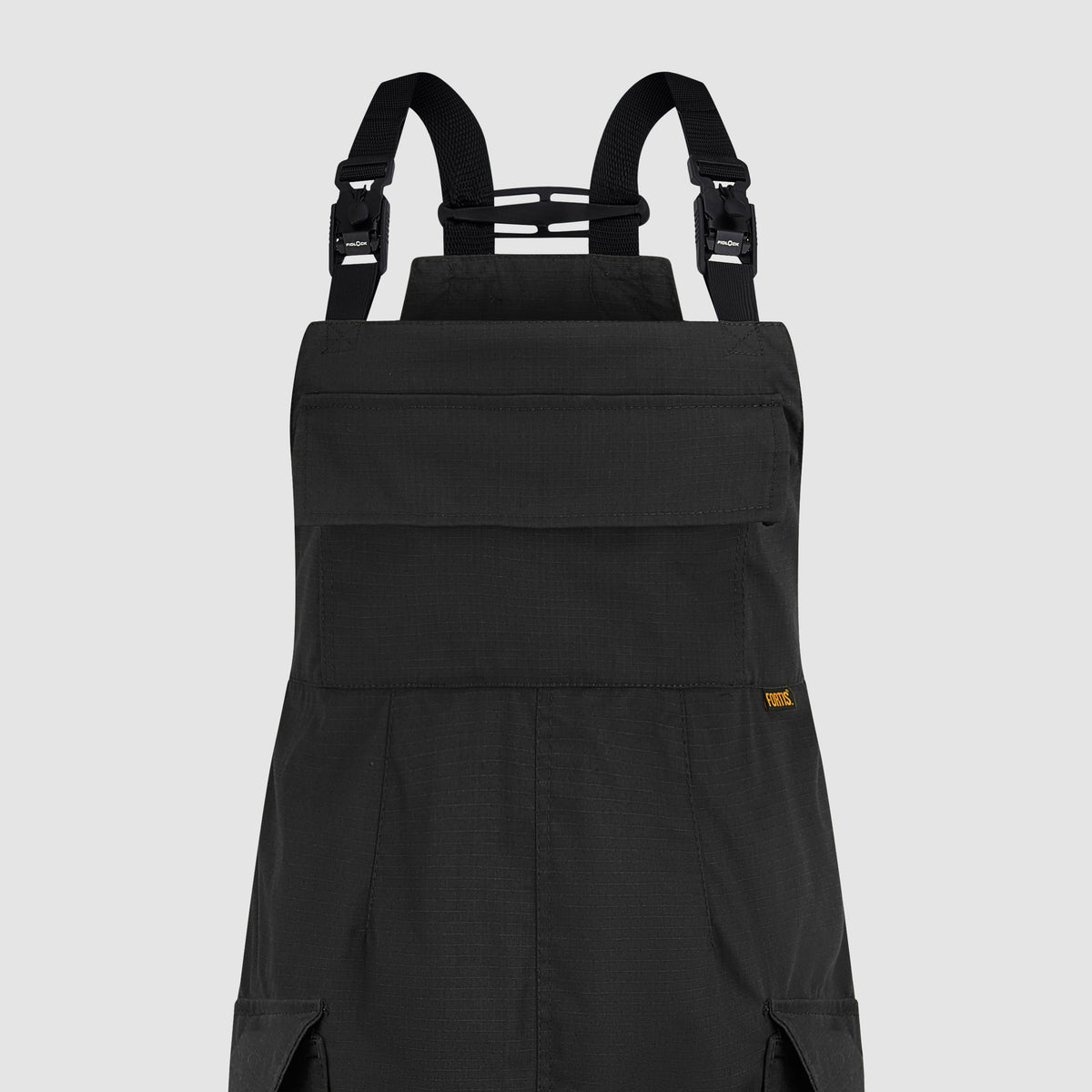 Womens Bib and Brace Black