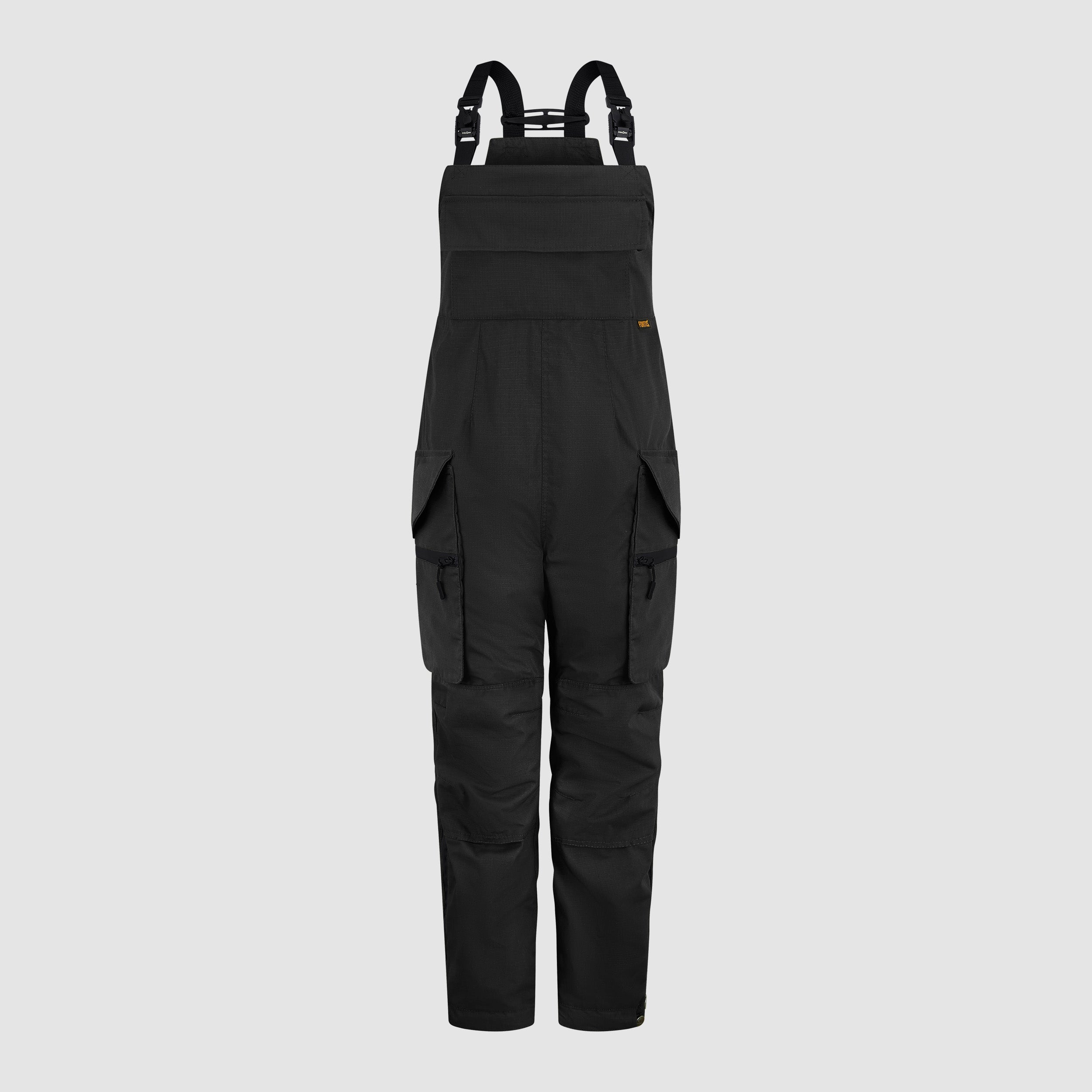 Womens Bib and Brace Black