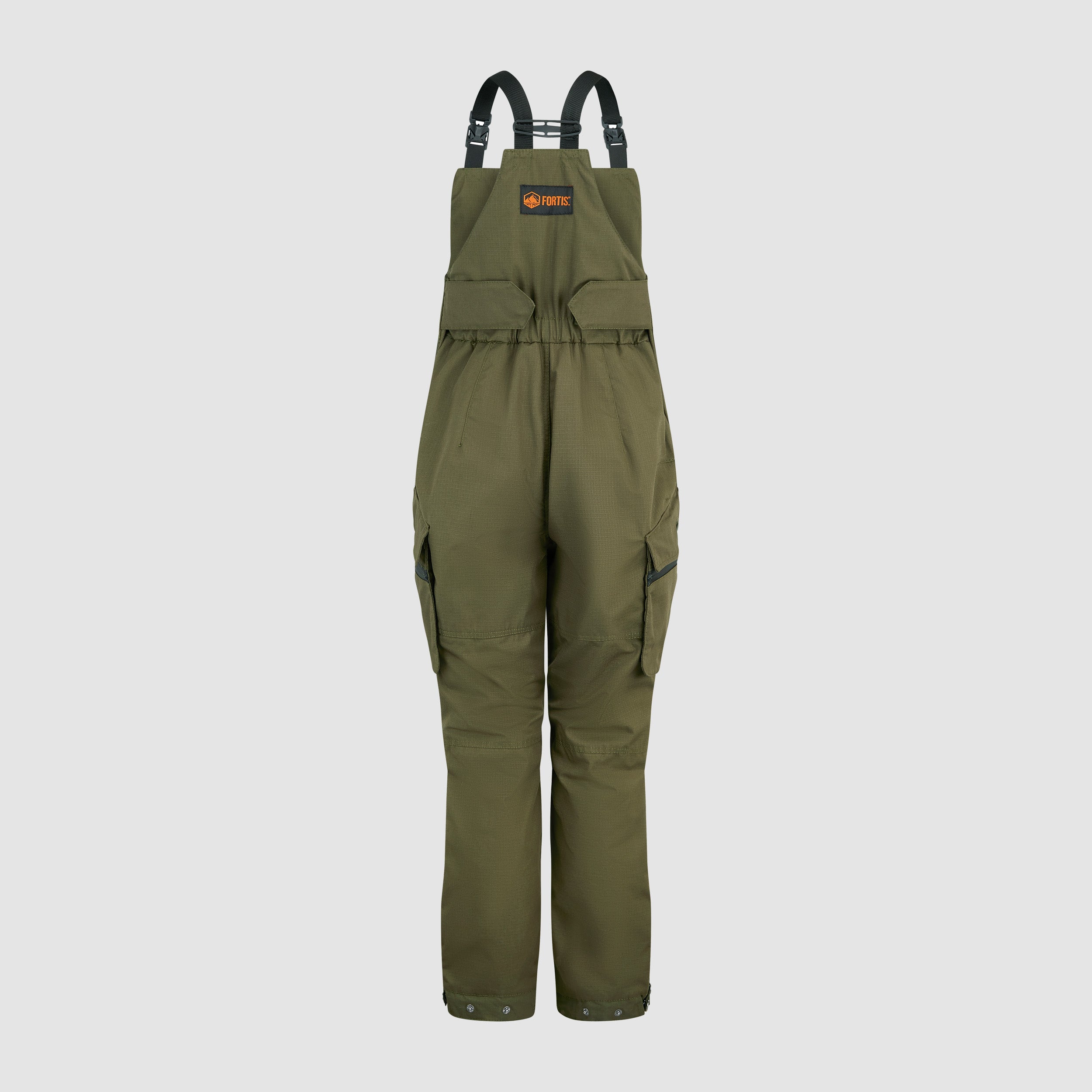 Womens Bib and Brace Olive Green