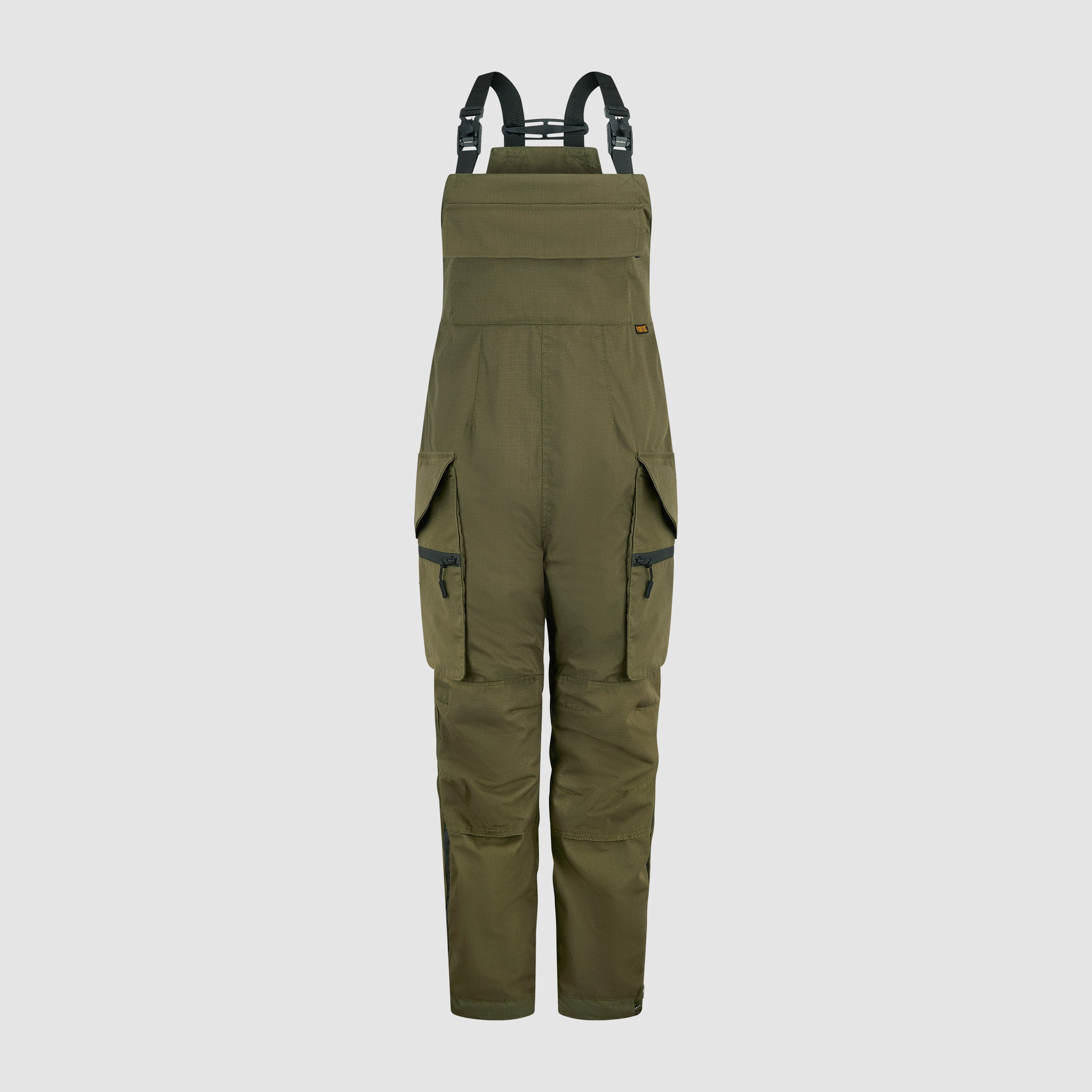 Womens Bib and Brace Olive Green