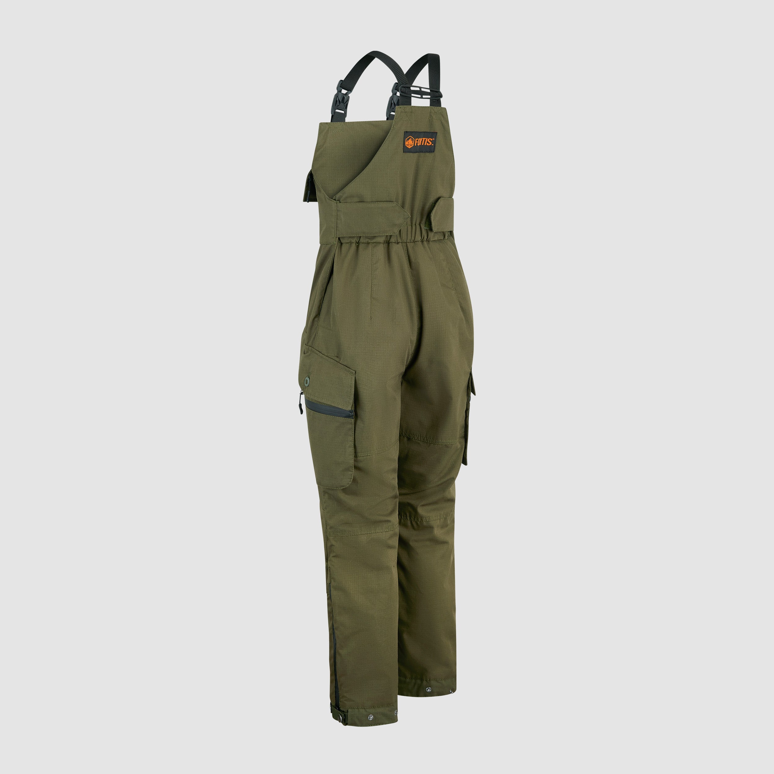 Womens Bib and Brace Olive Green