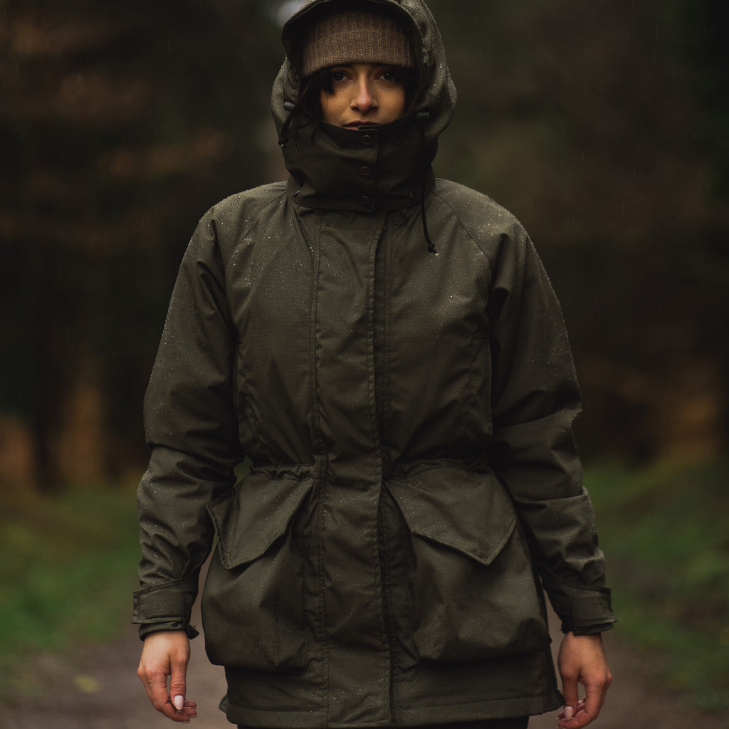 Womens Forester Coat Olive Green