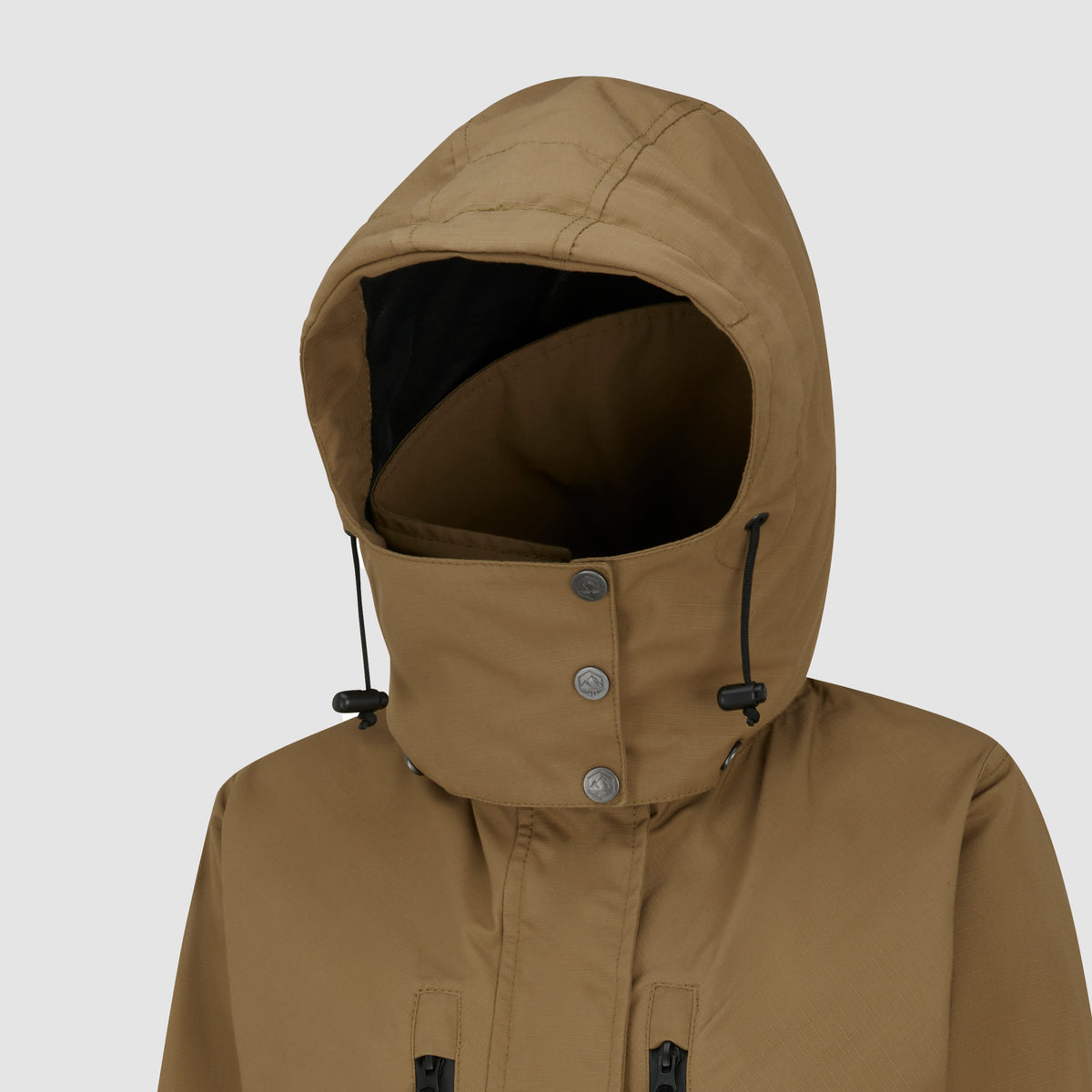 Womens Drawcord Field Jacket Coyote