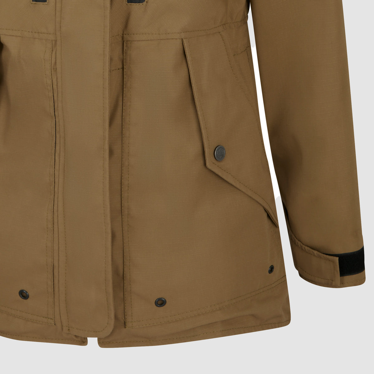 Womens Drawcord Field Jacket Coyote