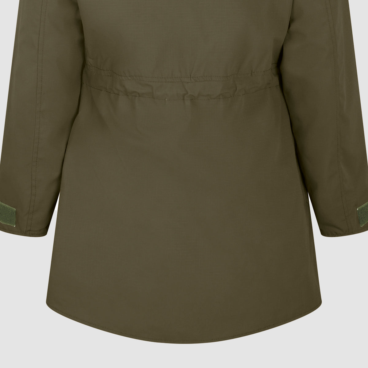 Womens Drawcord Field Jacket Olive Green