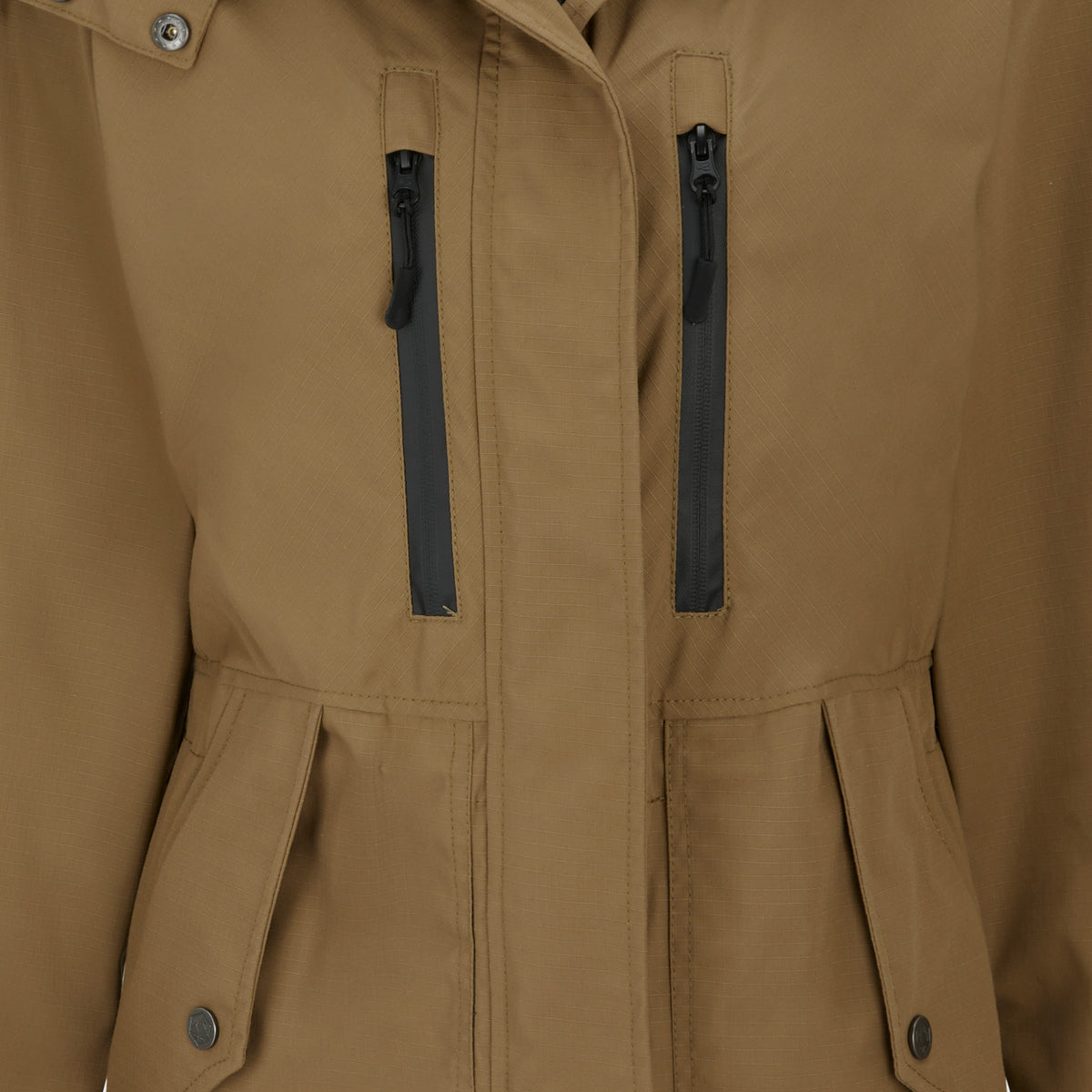Womens Drawcord Field Jacket Coyote