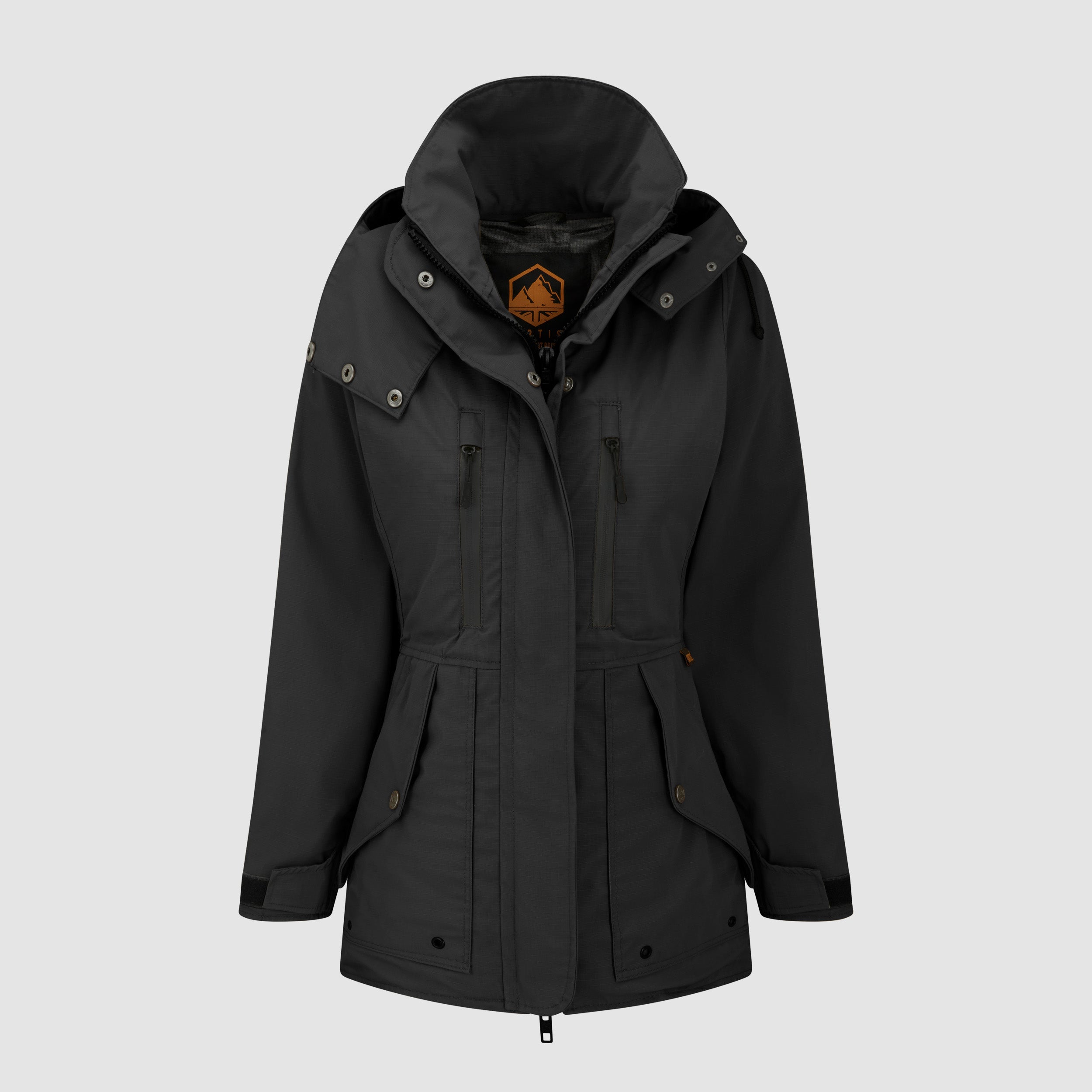 Womens Classic Field Jacket Black – Fortis Clothing Ltd