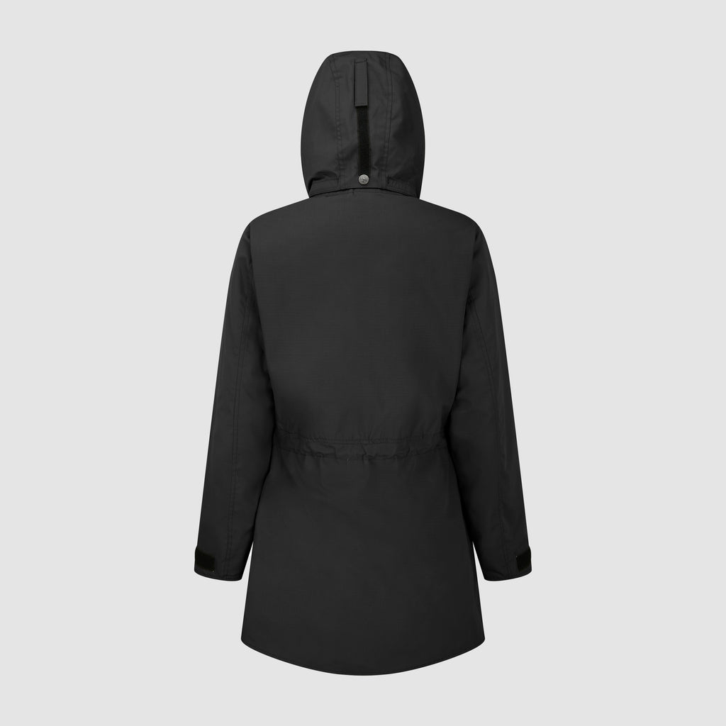 Womens Drawcord Field Jacket Black