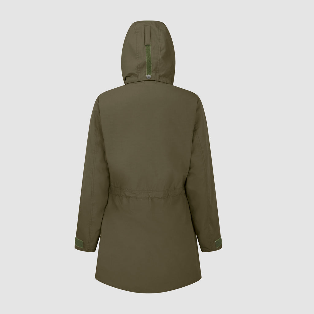 Womens Drawcord Field Jacket Olive Green