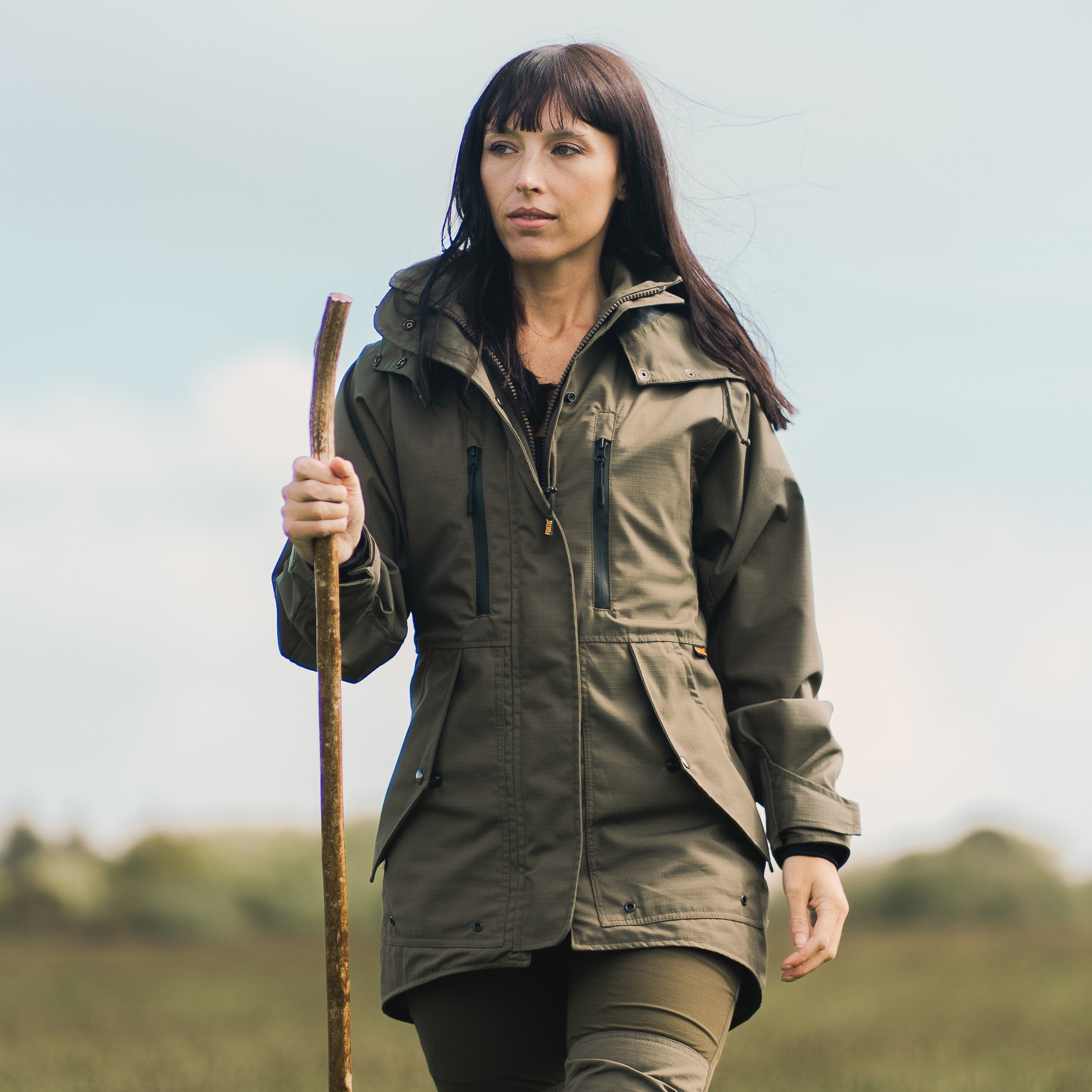 Womens Classic Field Jacket Black – Fortis Clothing Ltd