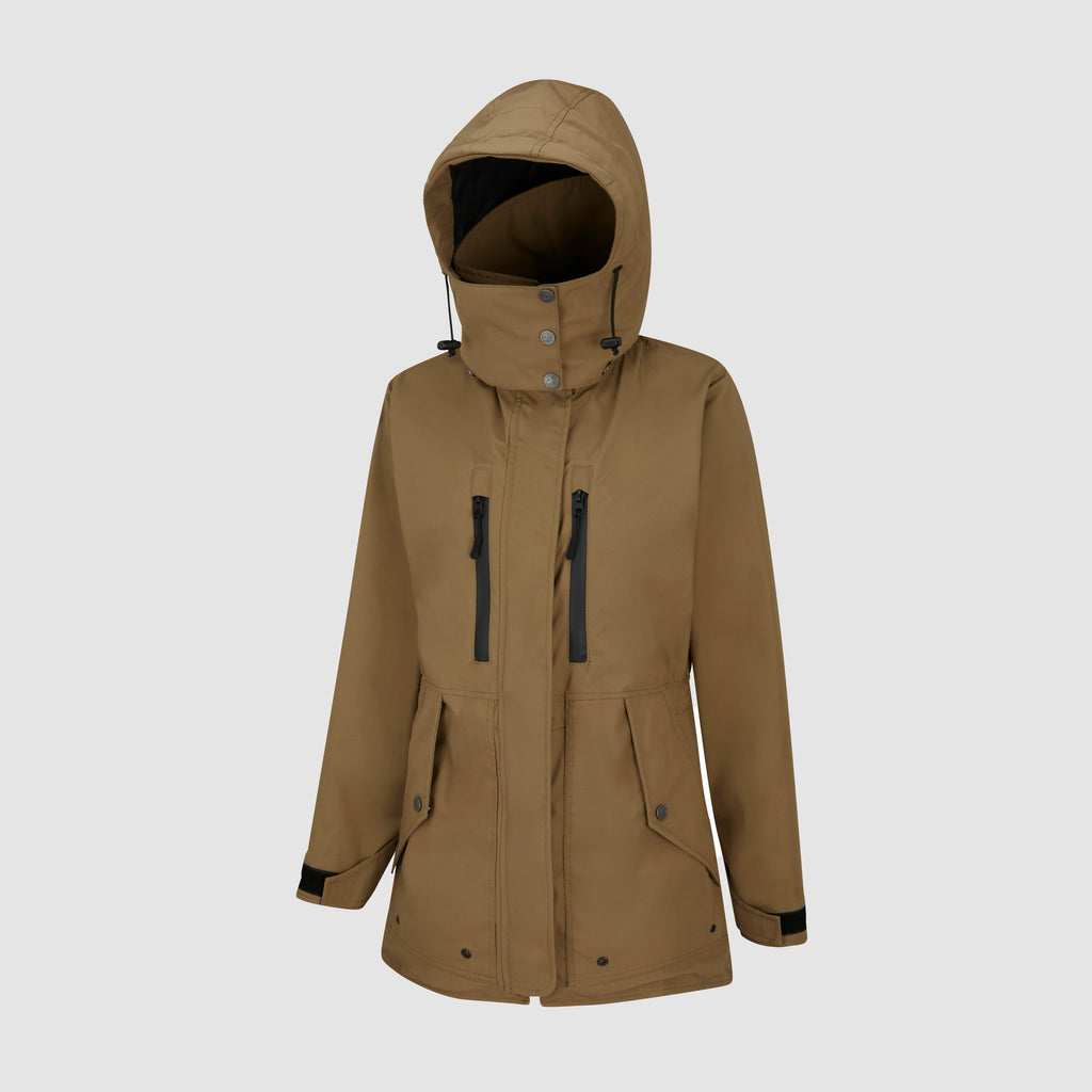 Womens Drawcord Field Jacket Coyote