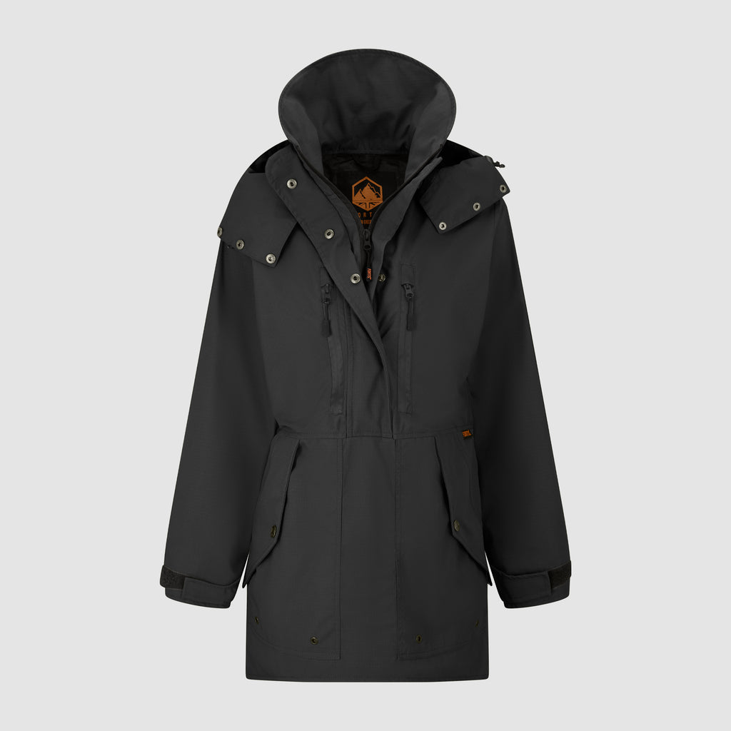 Womens Classic Field Smock Black