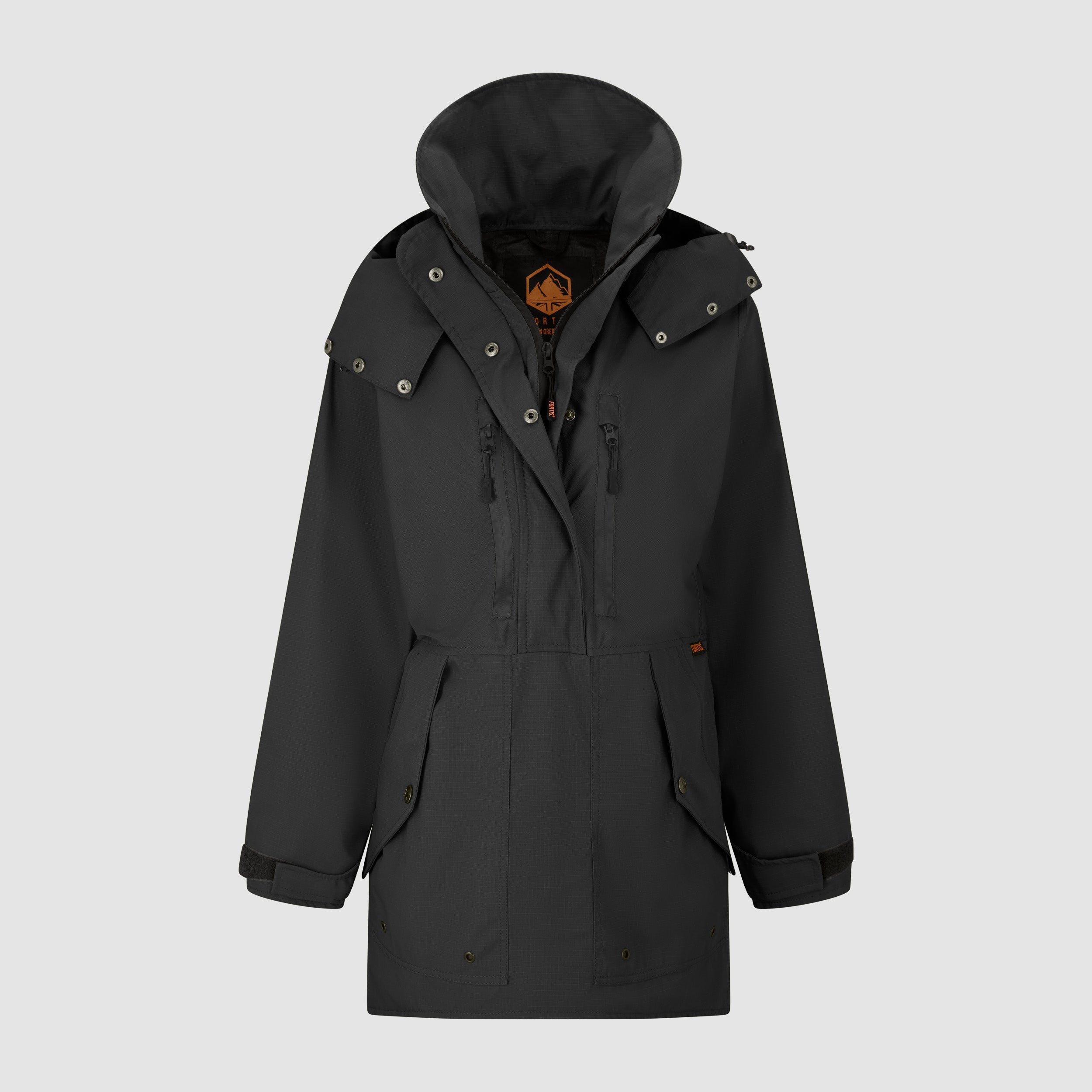 Womens Classic Field Smock Black