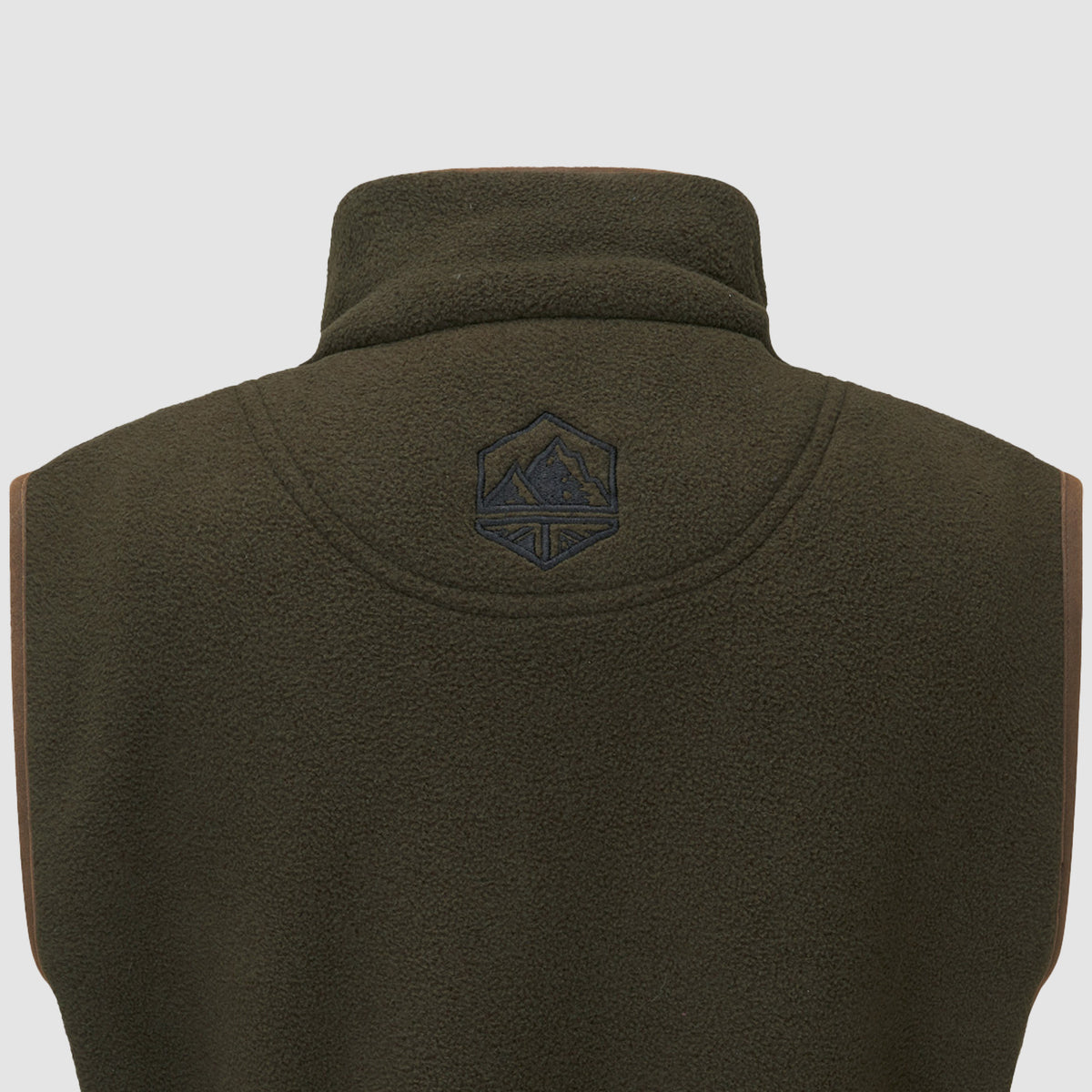 Womens Green Vellus Fleece Gilet