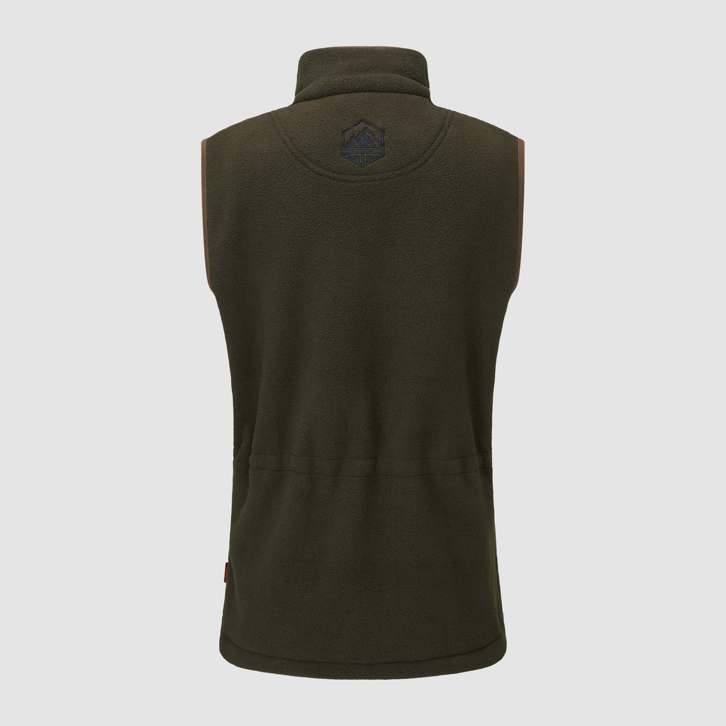 Womens Green Vellus Fleece Gilet