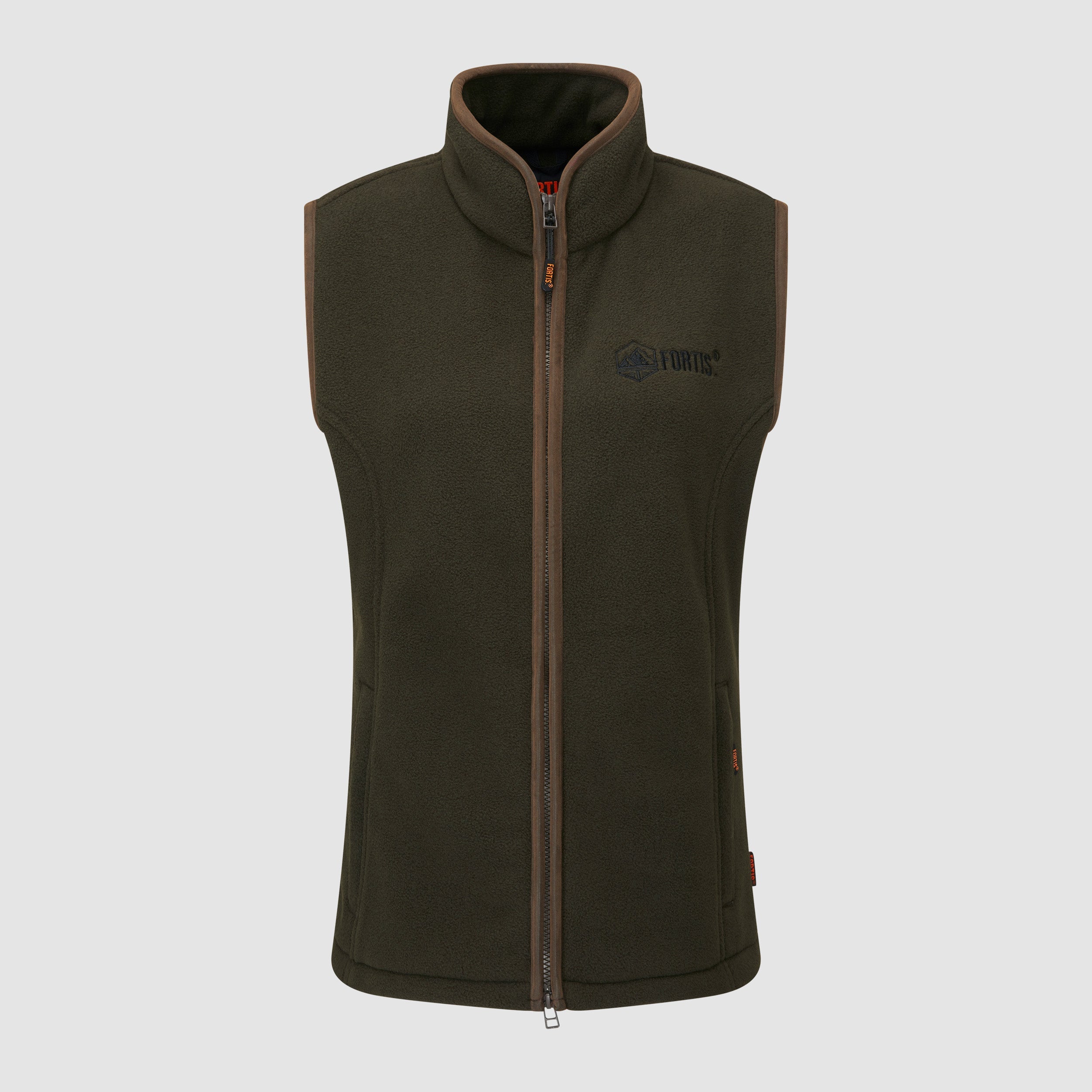Womens Green Vellus Fleece Gilet