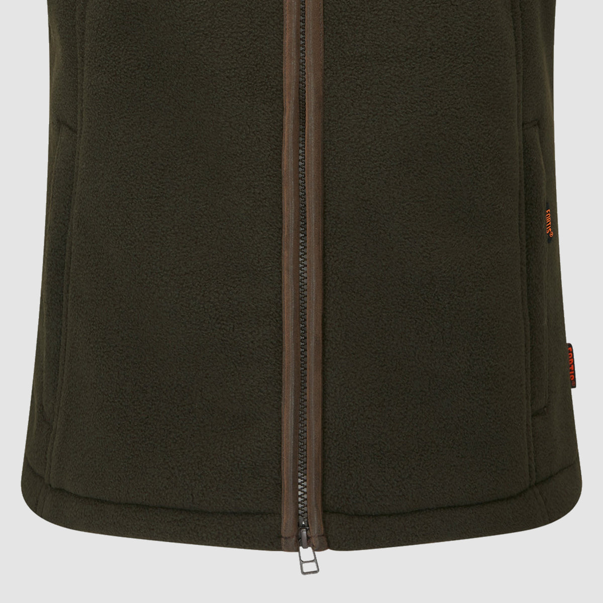 Womens Green Vellus Fleece Gilet
