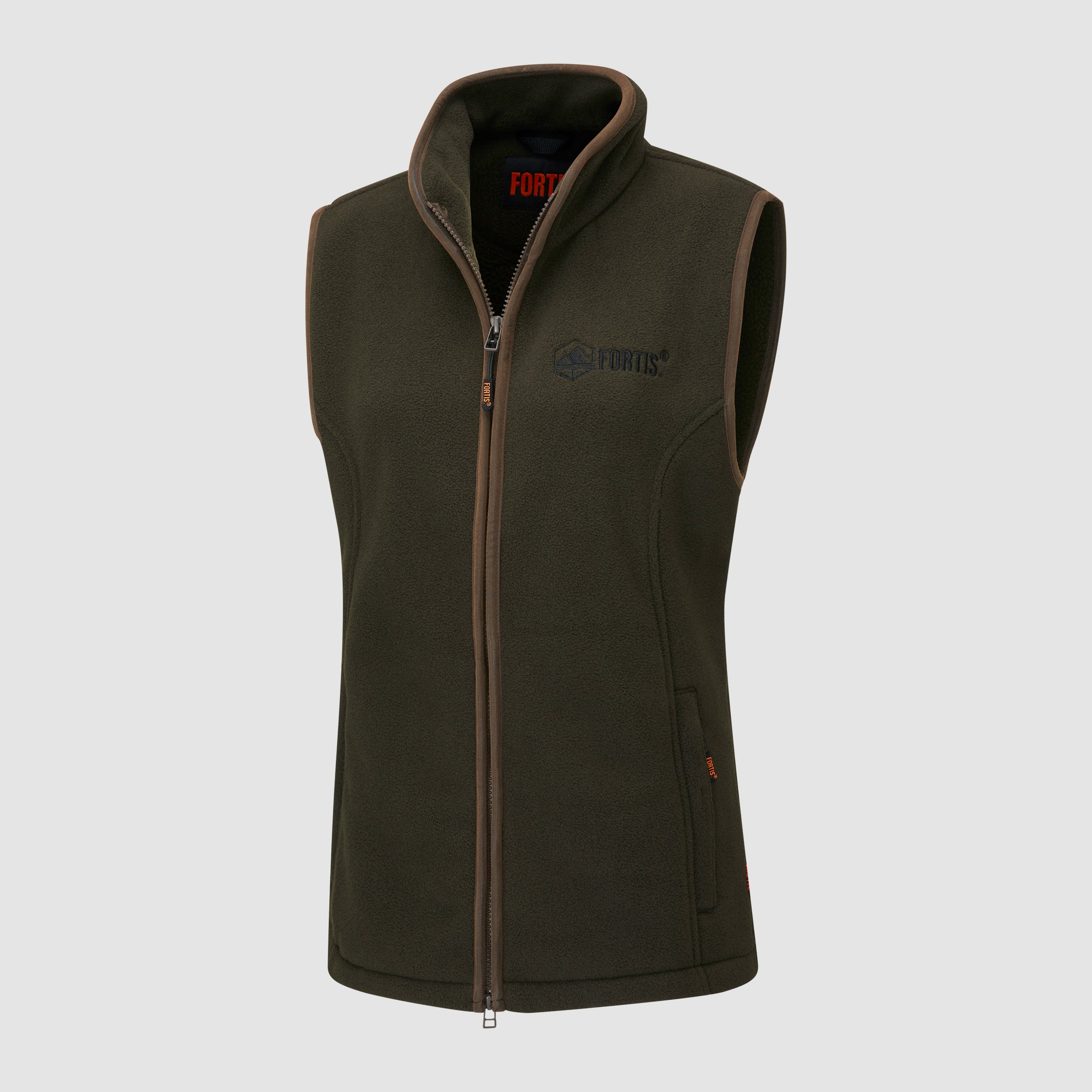 Womens Green Vellus Fleece Gilet