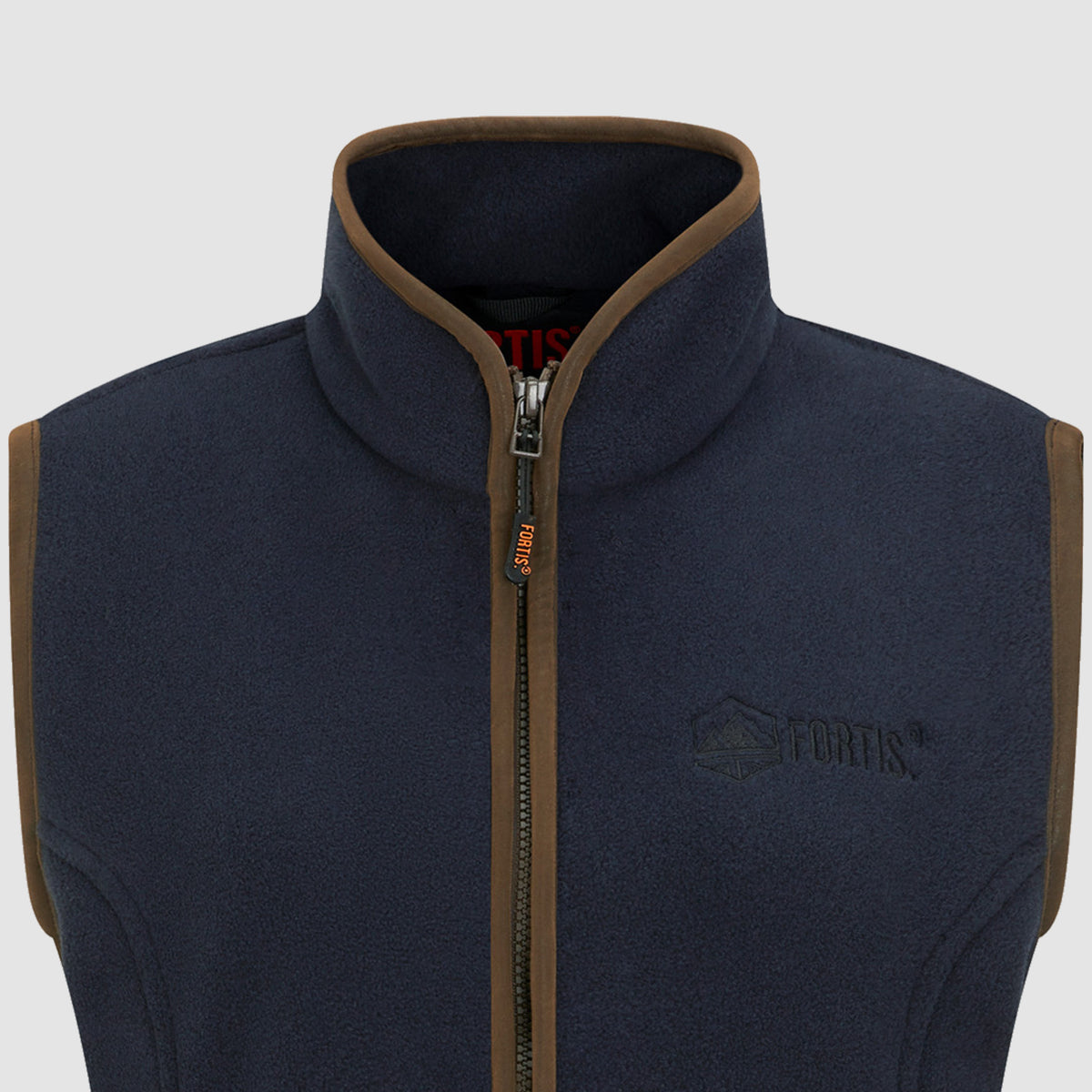 Womens Navy Vellus Fleece Gilet