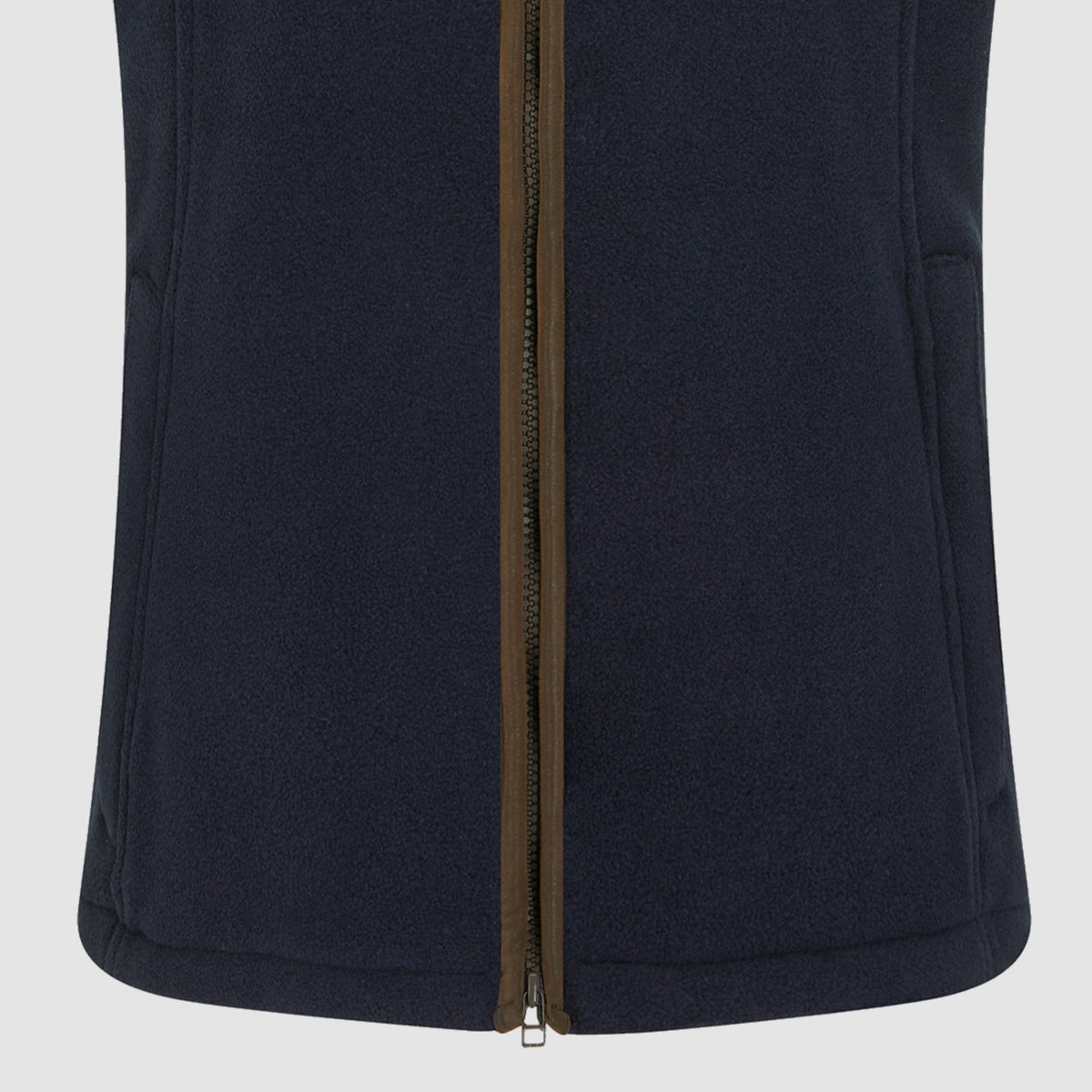 Womens Navy Vellus Fleece Gilet