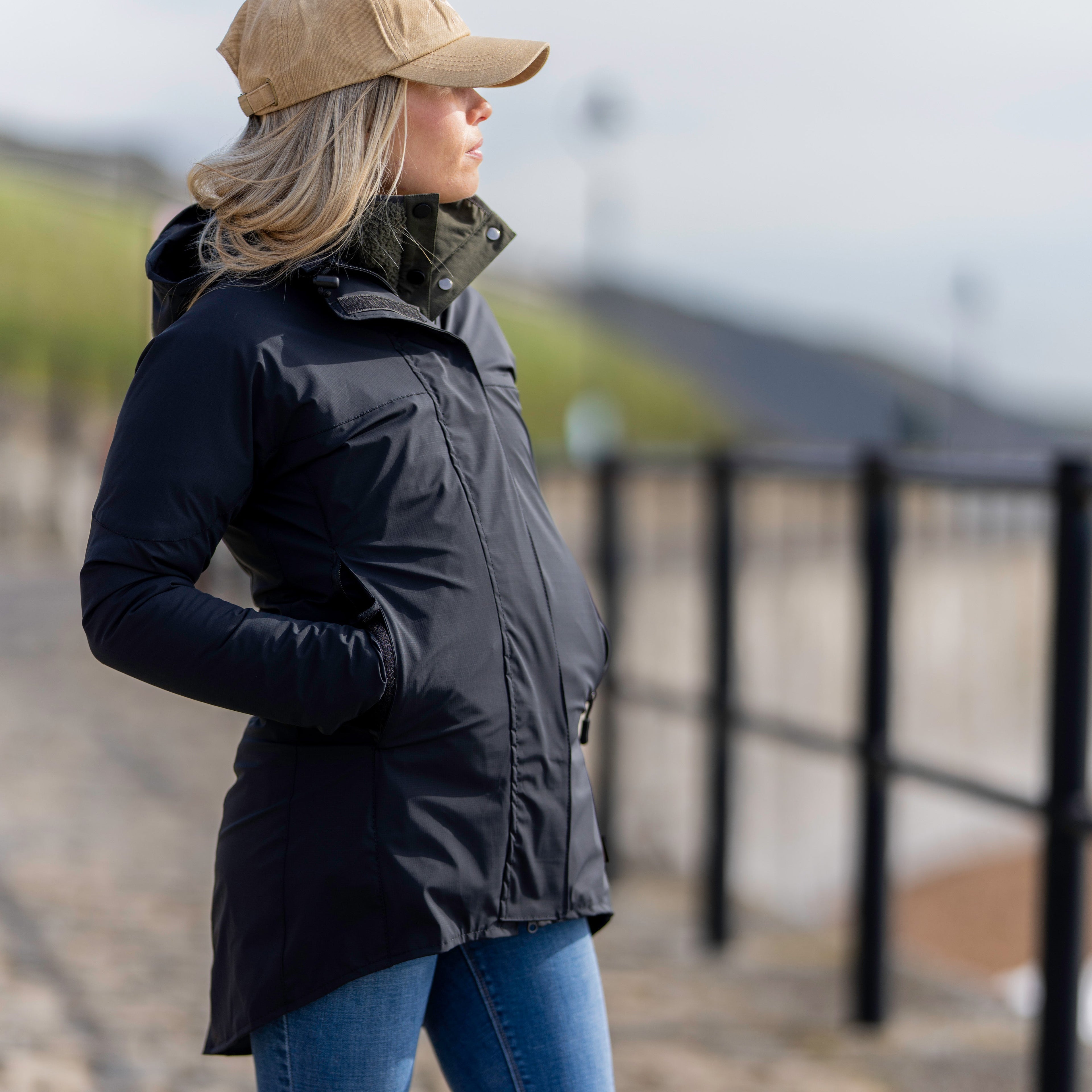 Womens Rainshield Jacket Olive Green