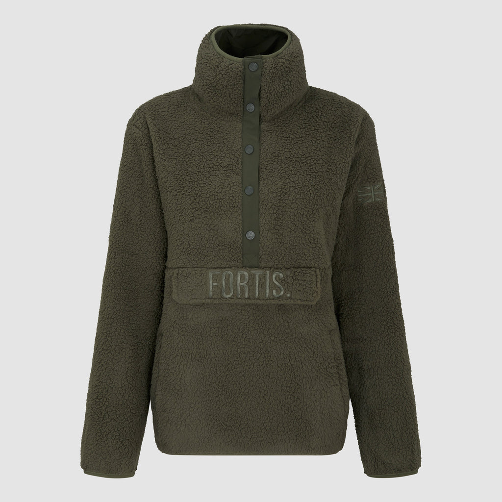 Womens Element Sherpa Jumper Green